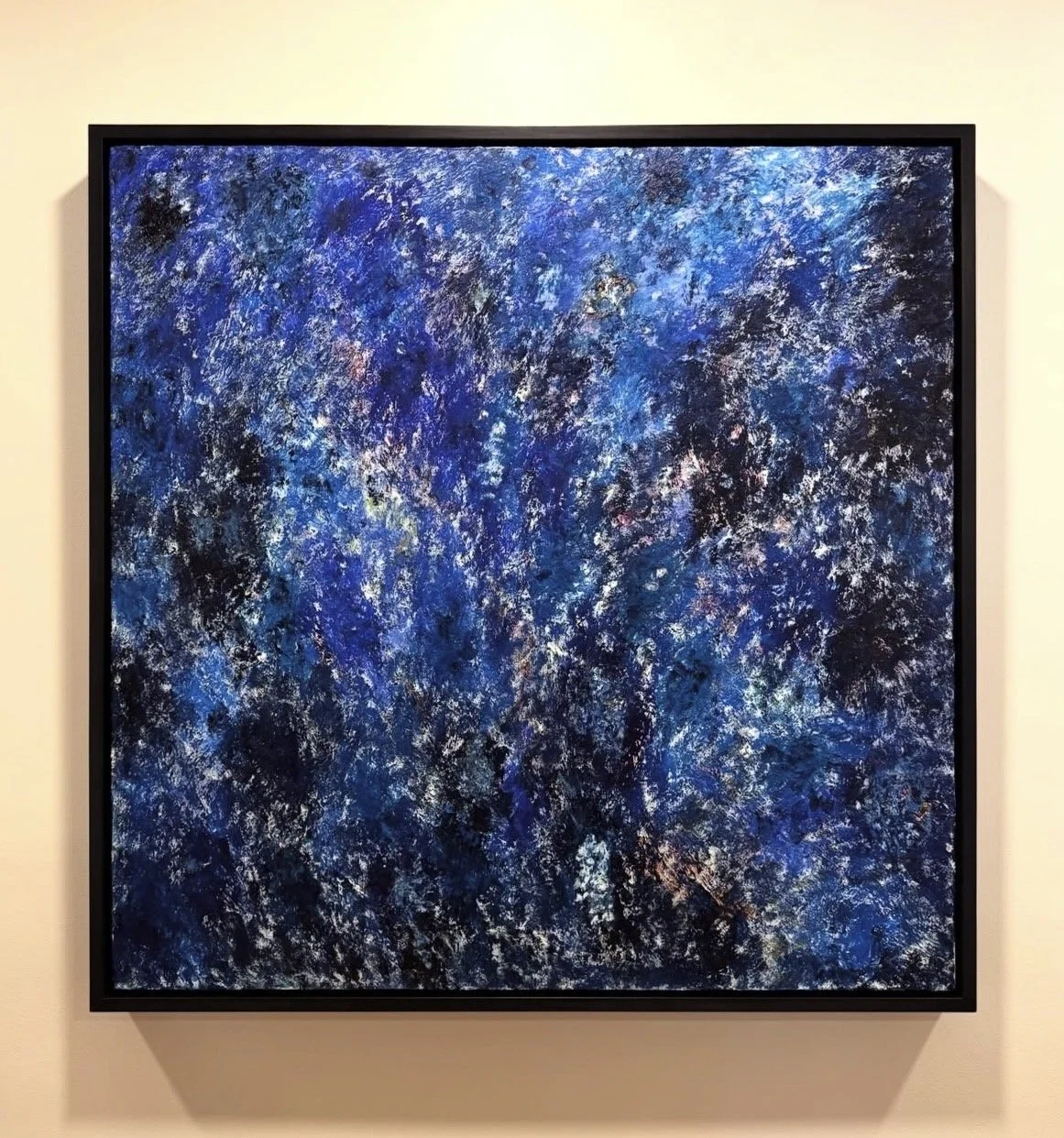 Blue Color Field, 2024, Oil on linen, 40x40 in