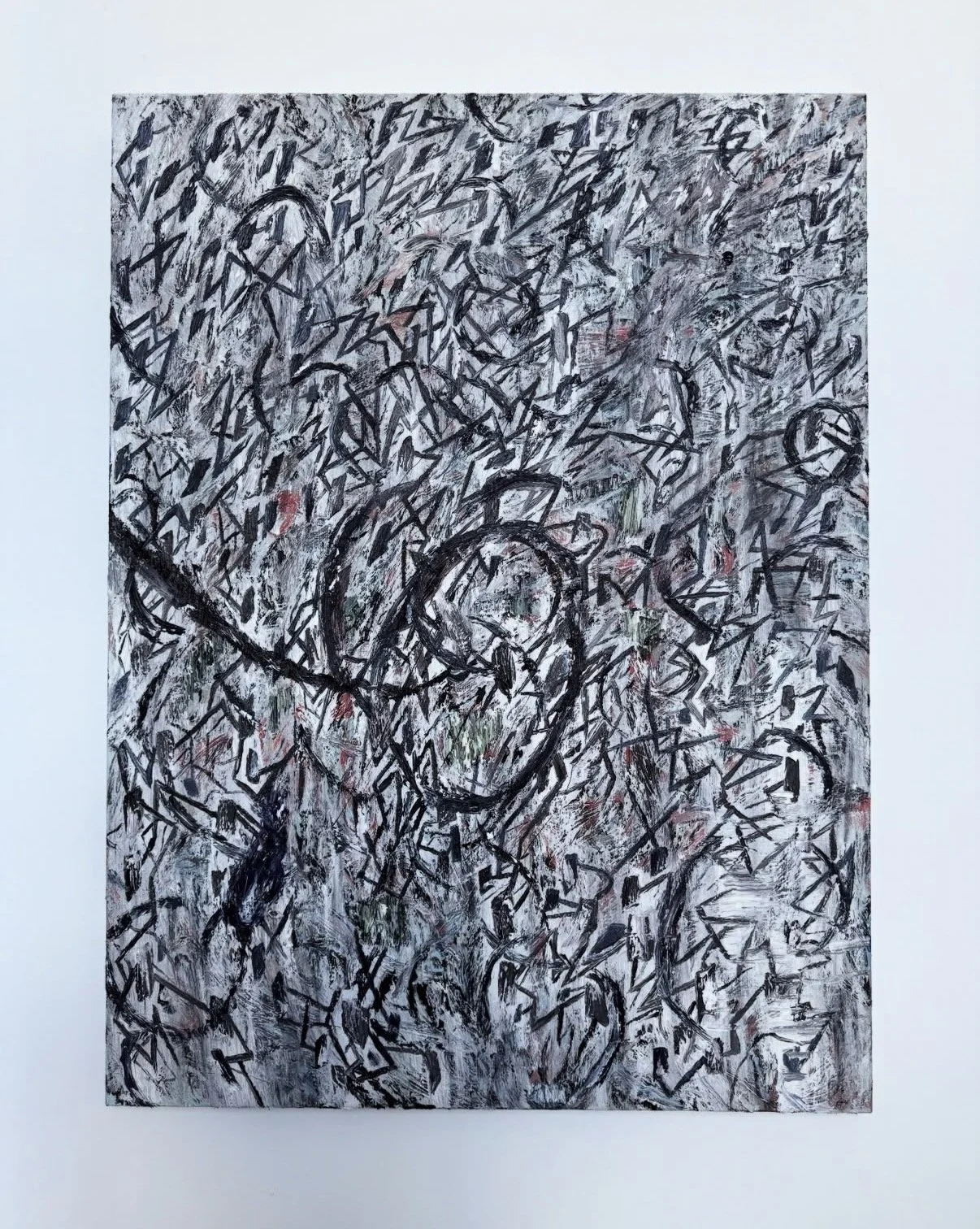 Inorganic Field, 2026, Oil on canvas, 48x36 in