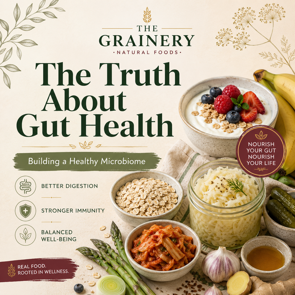 The Truth About Gut Health: Building a Healthy Microbiome