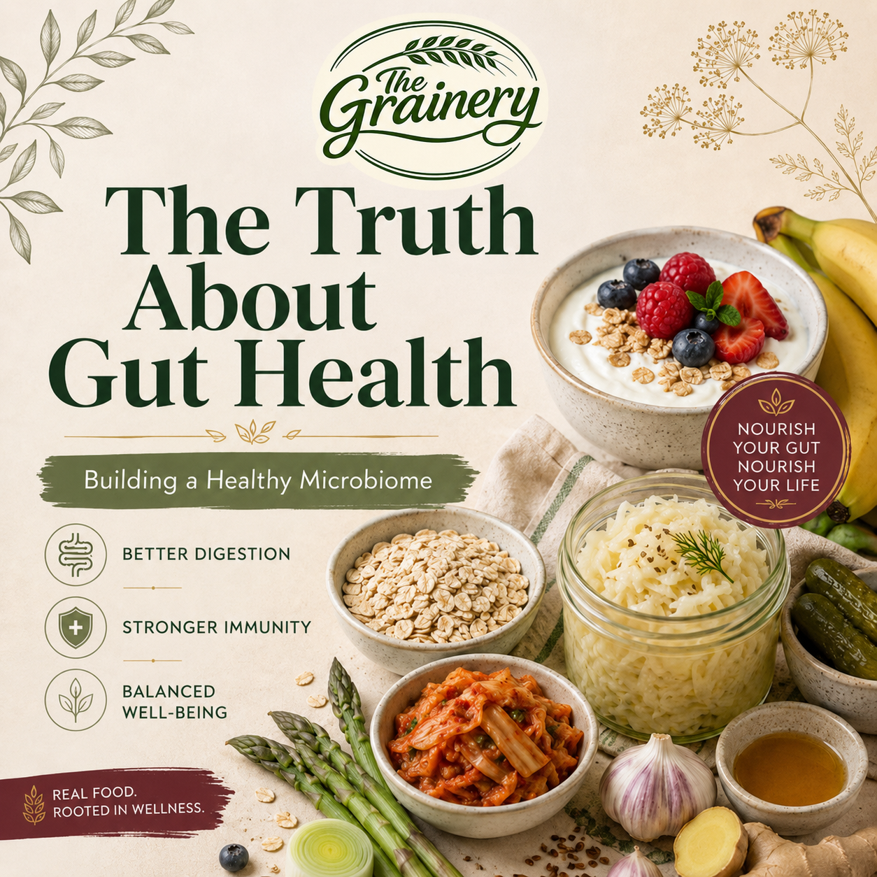 The Truth About Gut Health: Building a Healthy Microbiome