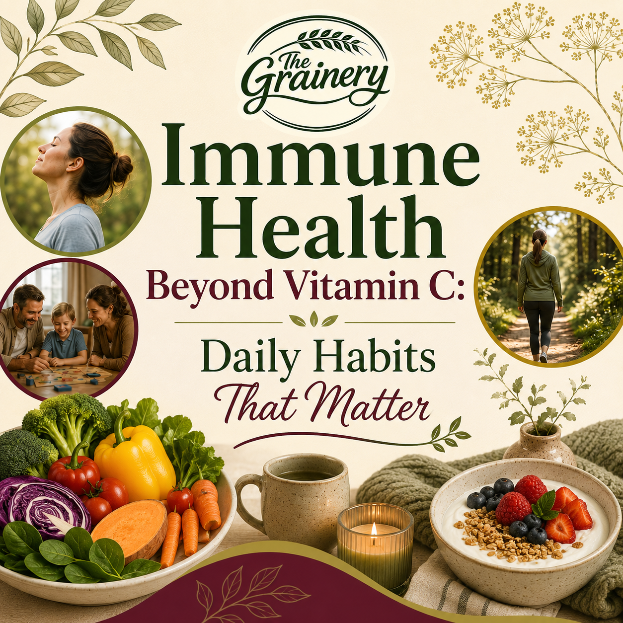 Immune Health Beyond Vitamin C: Daily Habits That Matter
