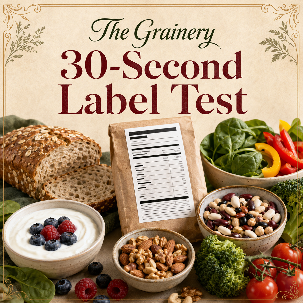 The Grainery 30-Second Label Test