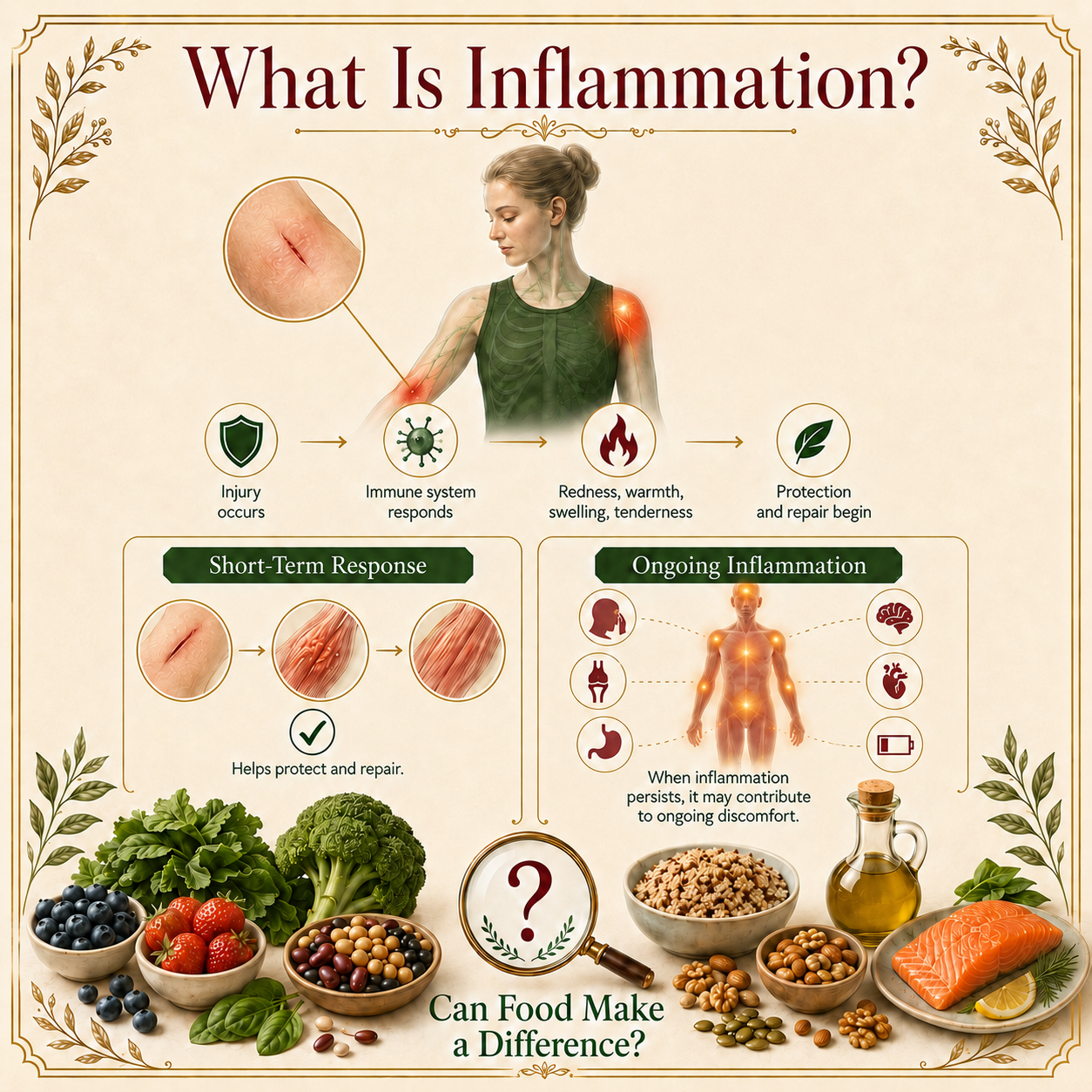 Reducing Inflammation Naturally Through Food