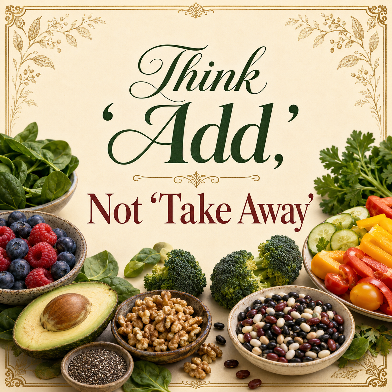 Think Add, not Take Away