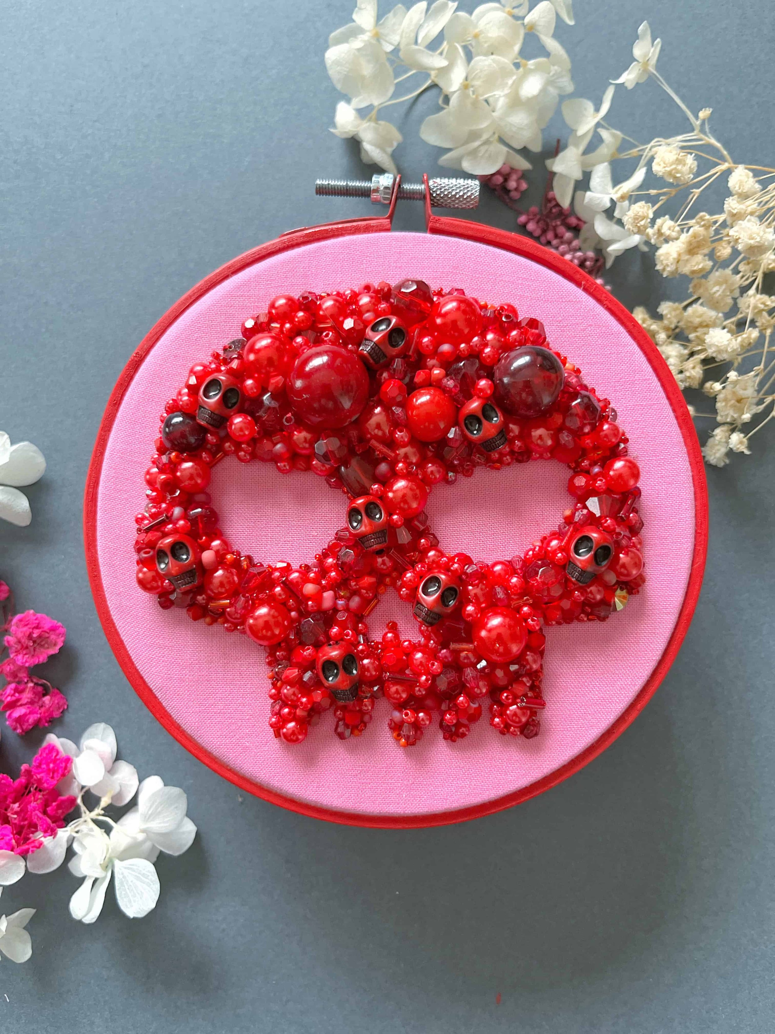 5" Red Skelly