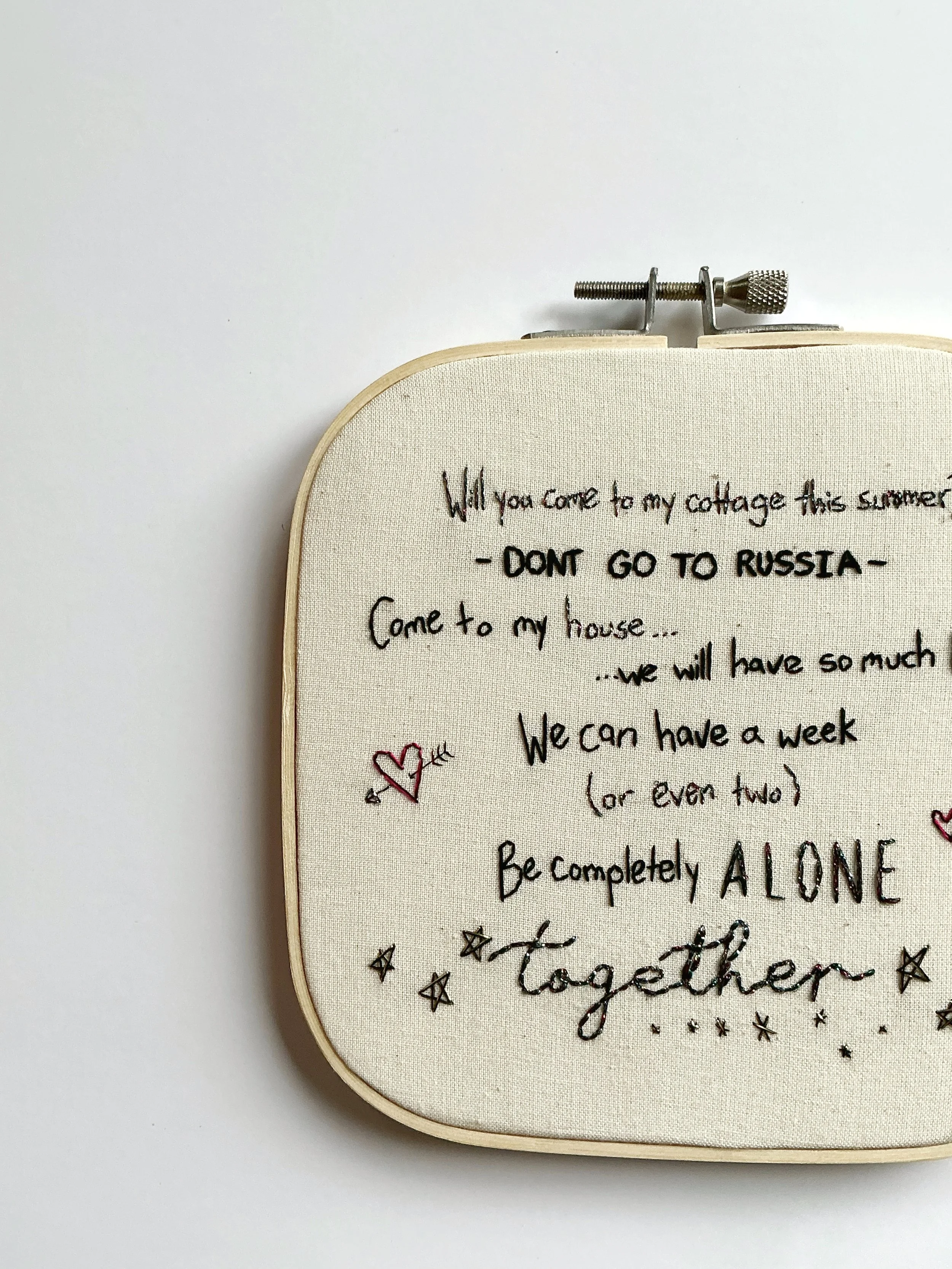 6” Will You Come To My Cottage?