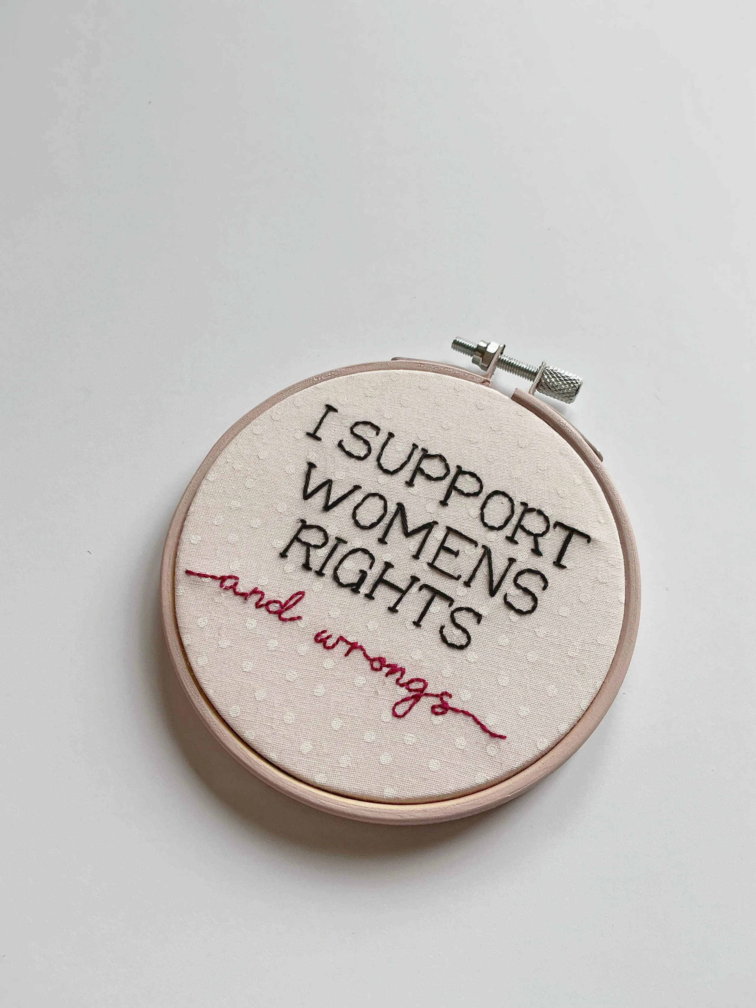 4” I Support Women’s Rights (And Wrongs)