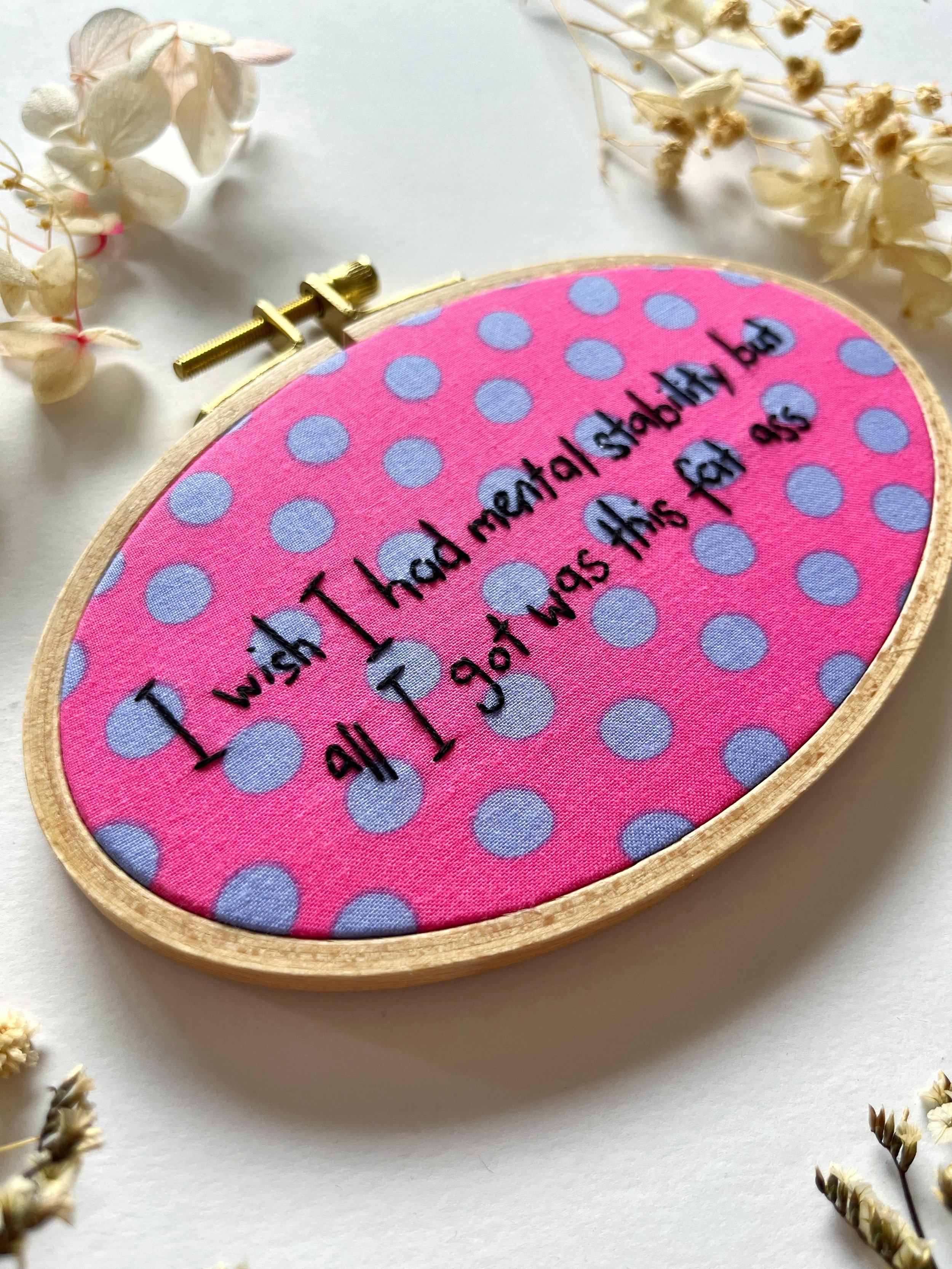 6x4” I Wish I Had Mental Stability