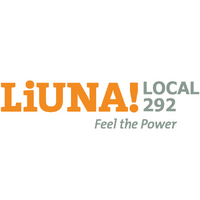 Logo for LiUNA Local 292 with the slogan 'Feel the Power'