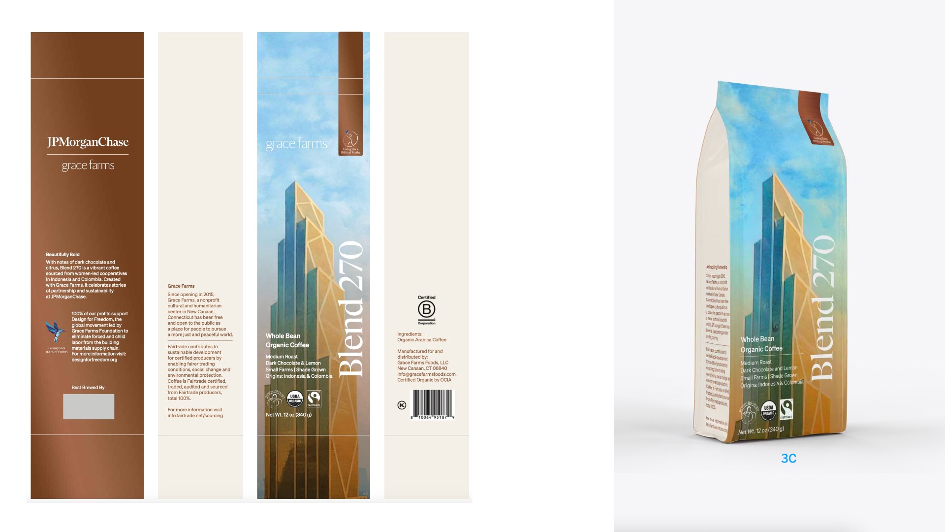 Package design for the signature coffee