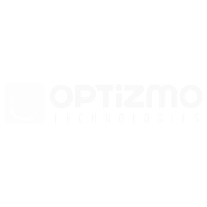 Black background with white text and logo reading "Optizmo Technologies"