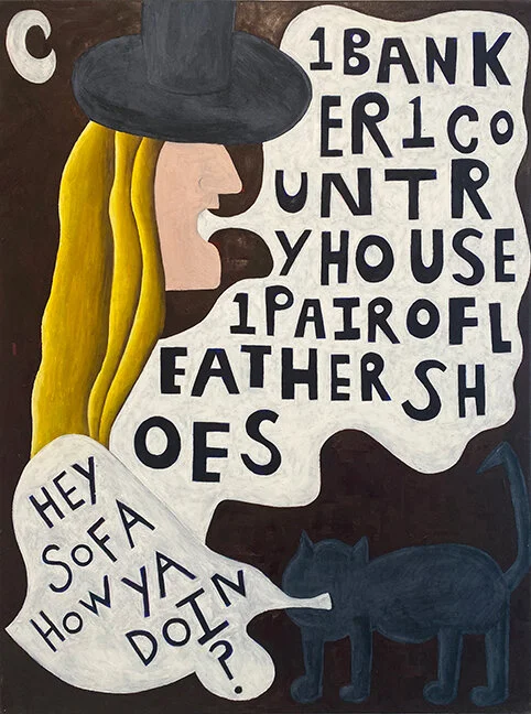  Recipe for Success,  2021  Oil on canvas 40 x 30 in