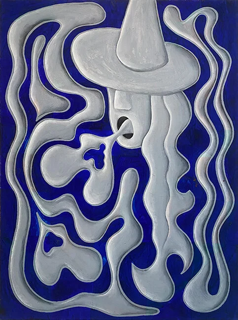  Hot Breath,  2021  Oil on canvas 40 x 30 in