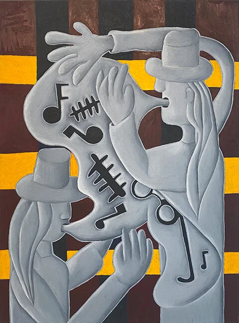  The 4/5,  2021  Oil on canvas 40 x 30 in