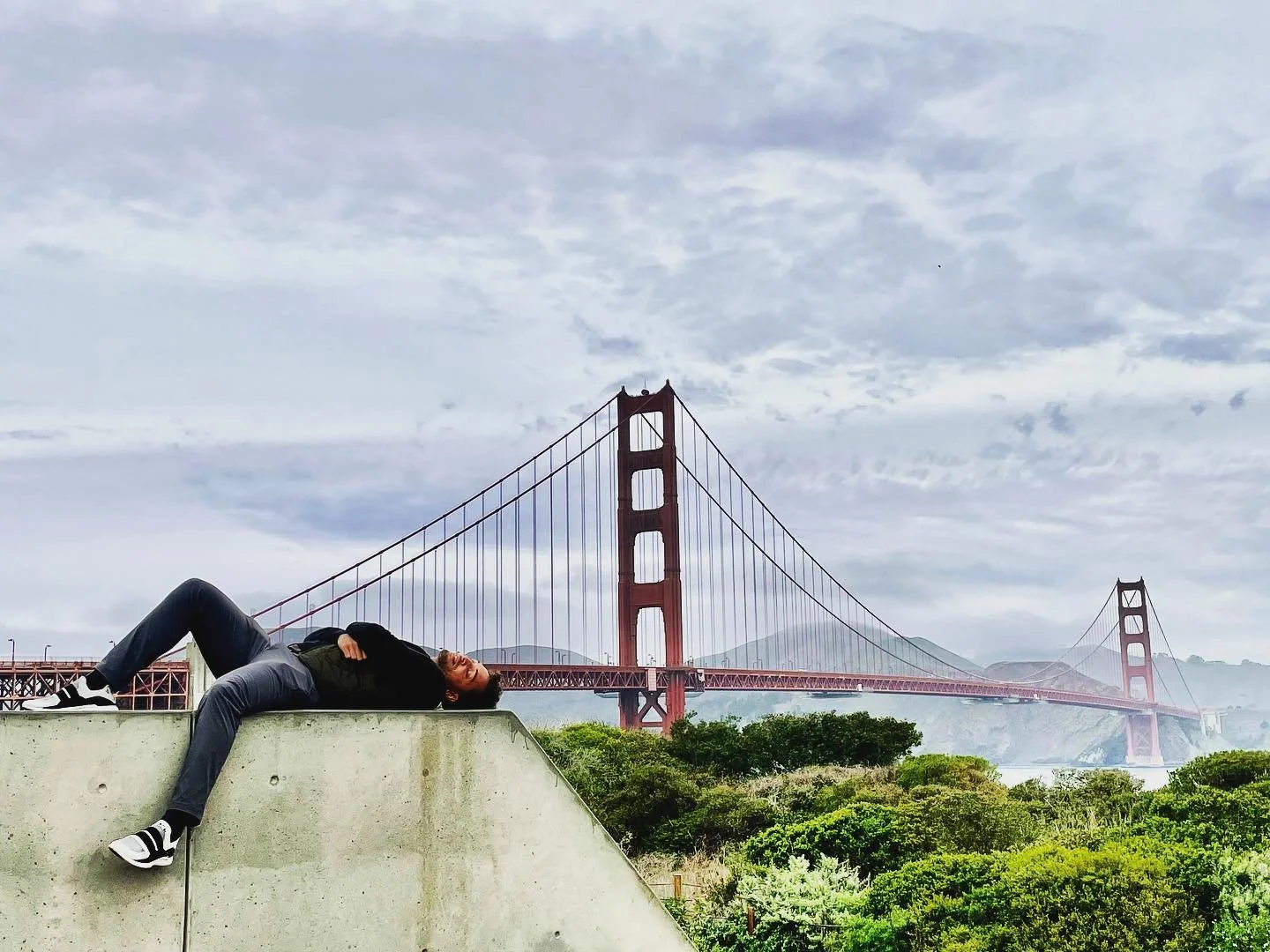 That red bridge... 
#goldengate 
.
.
.
.
.
.
.
.
#goldengatebridge #sanfrancisco #fogcity #bridgeobsession #manvsnature #madeit