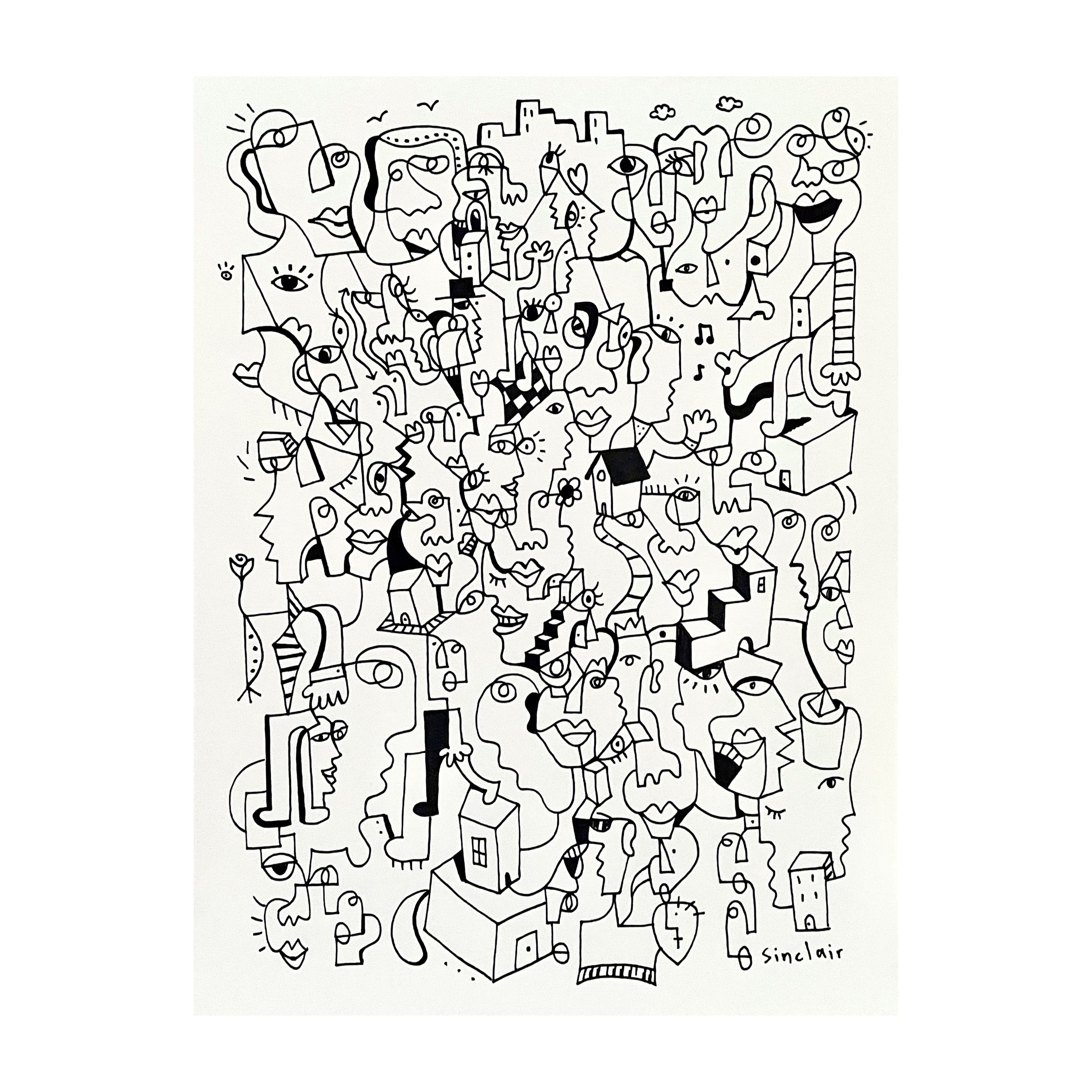 "The Road Ahead" Drawing