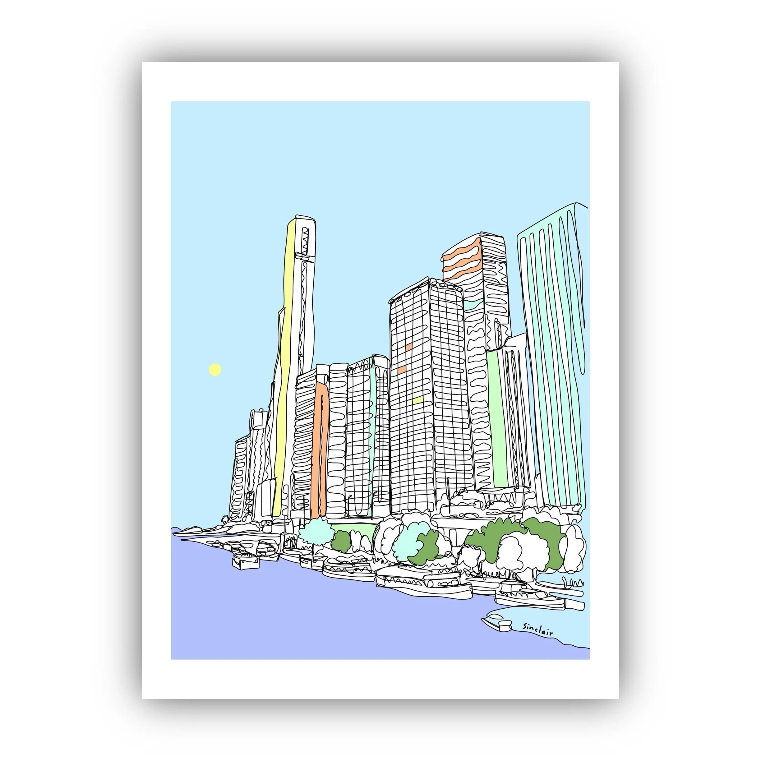 Chicago River Print