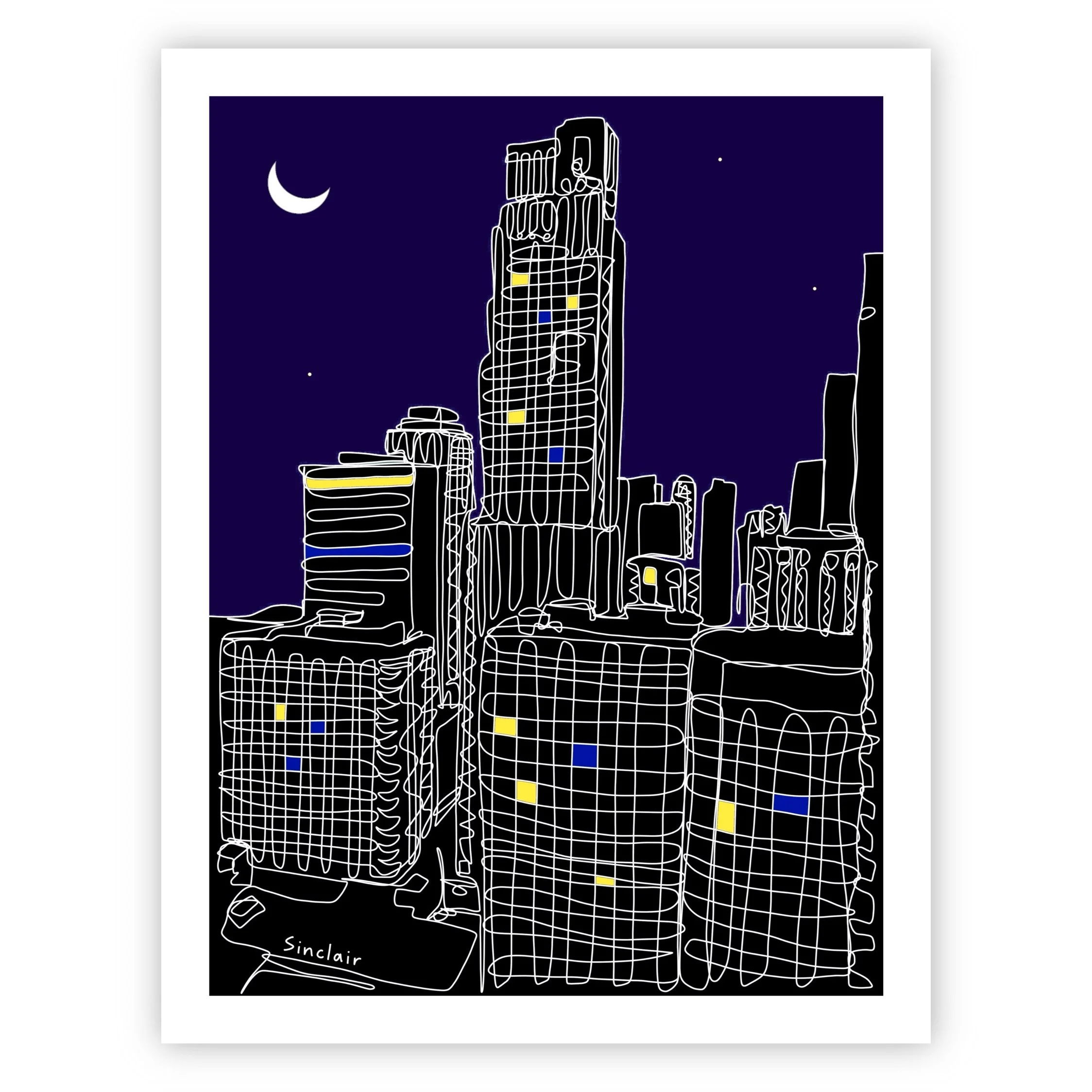 Chicago Night Print.JPG