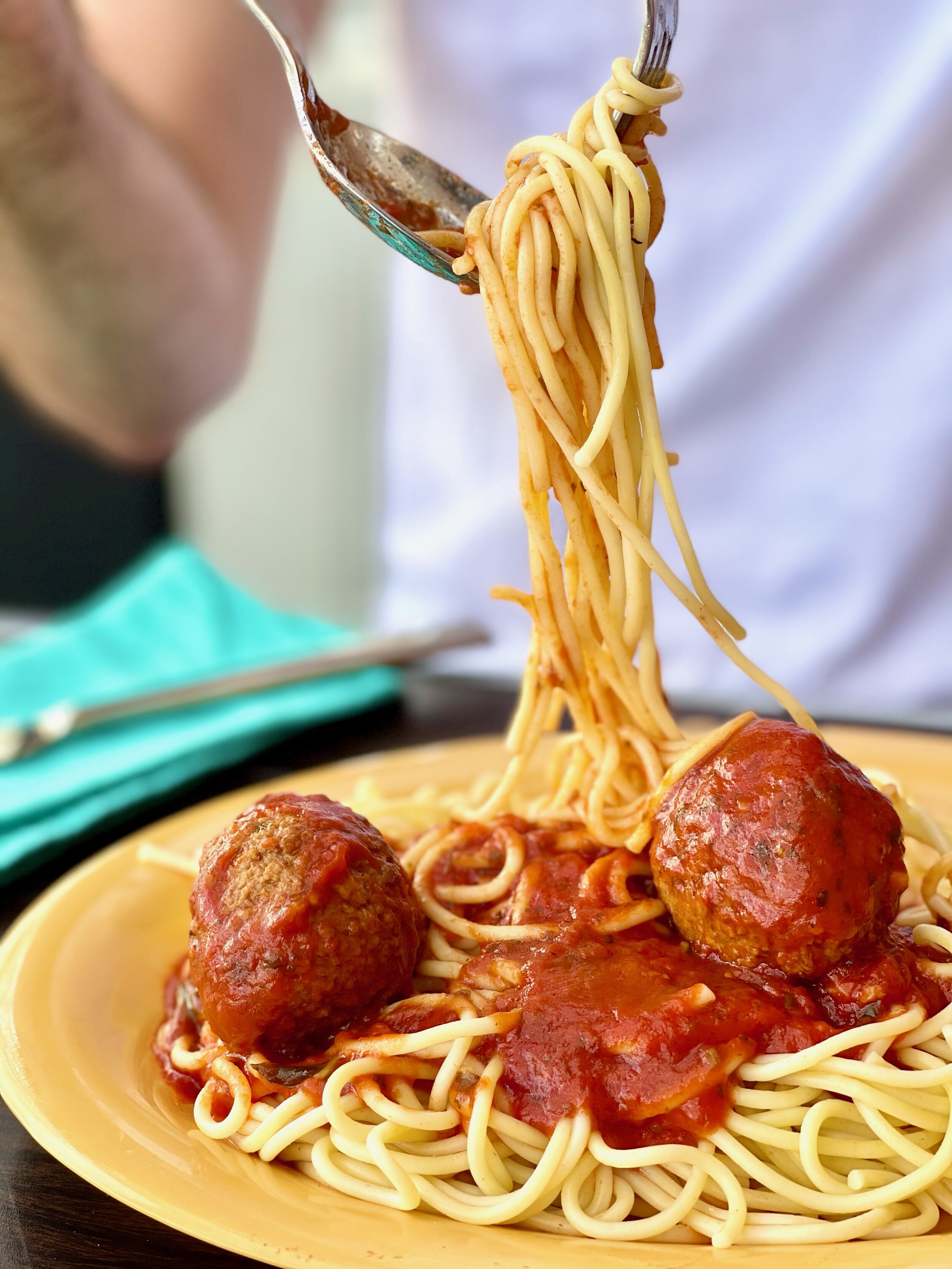 spaghetti and meatballs