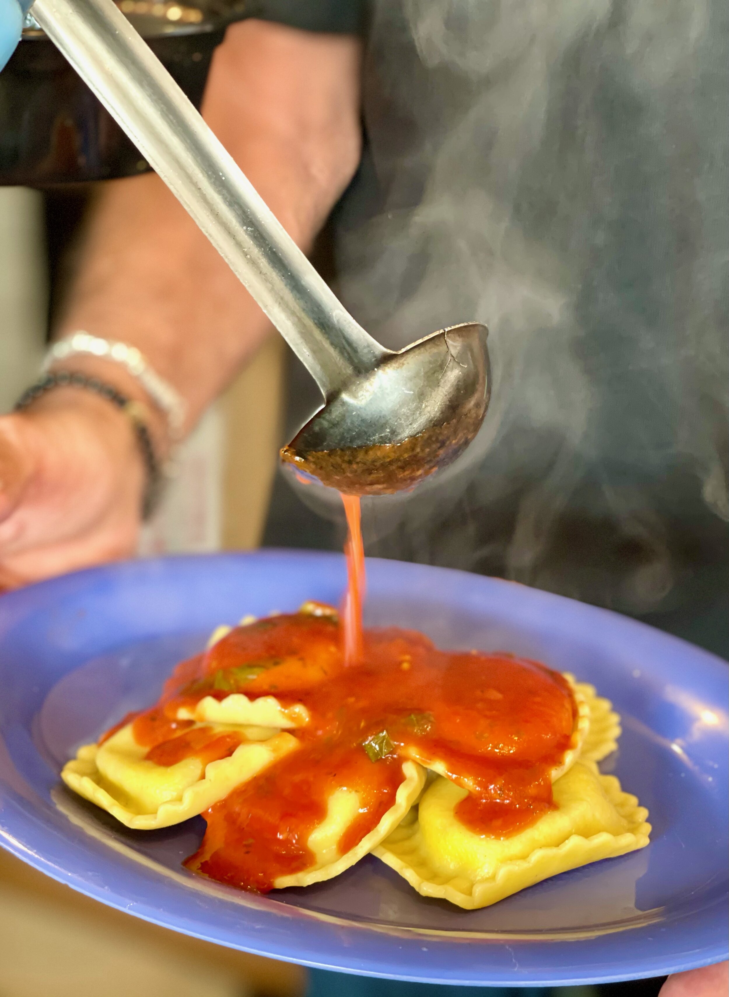 ravioli with tomato sauce