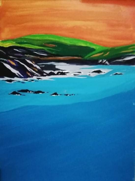 Painted in pastels, watercolour and acrylics by Marie Taylor