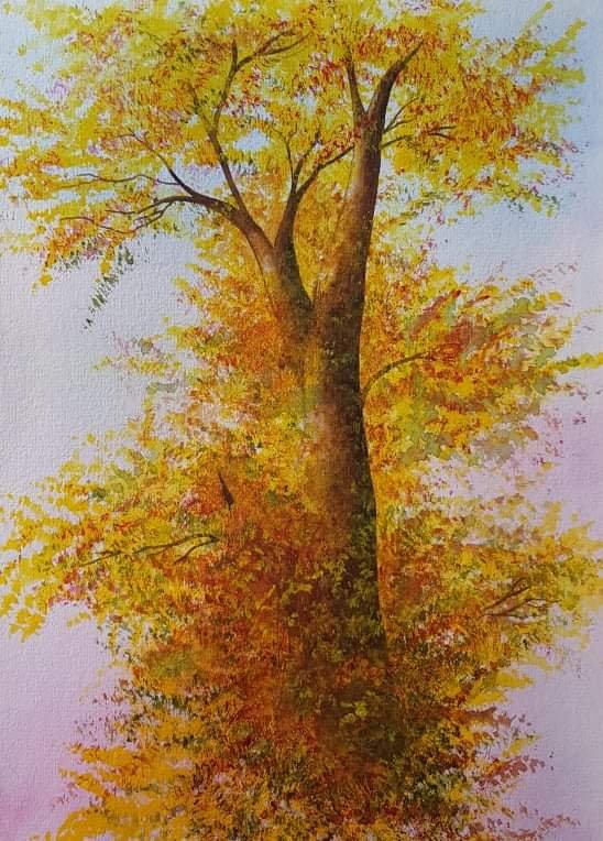Watercolour painted by Gloria Horsfall