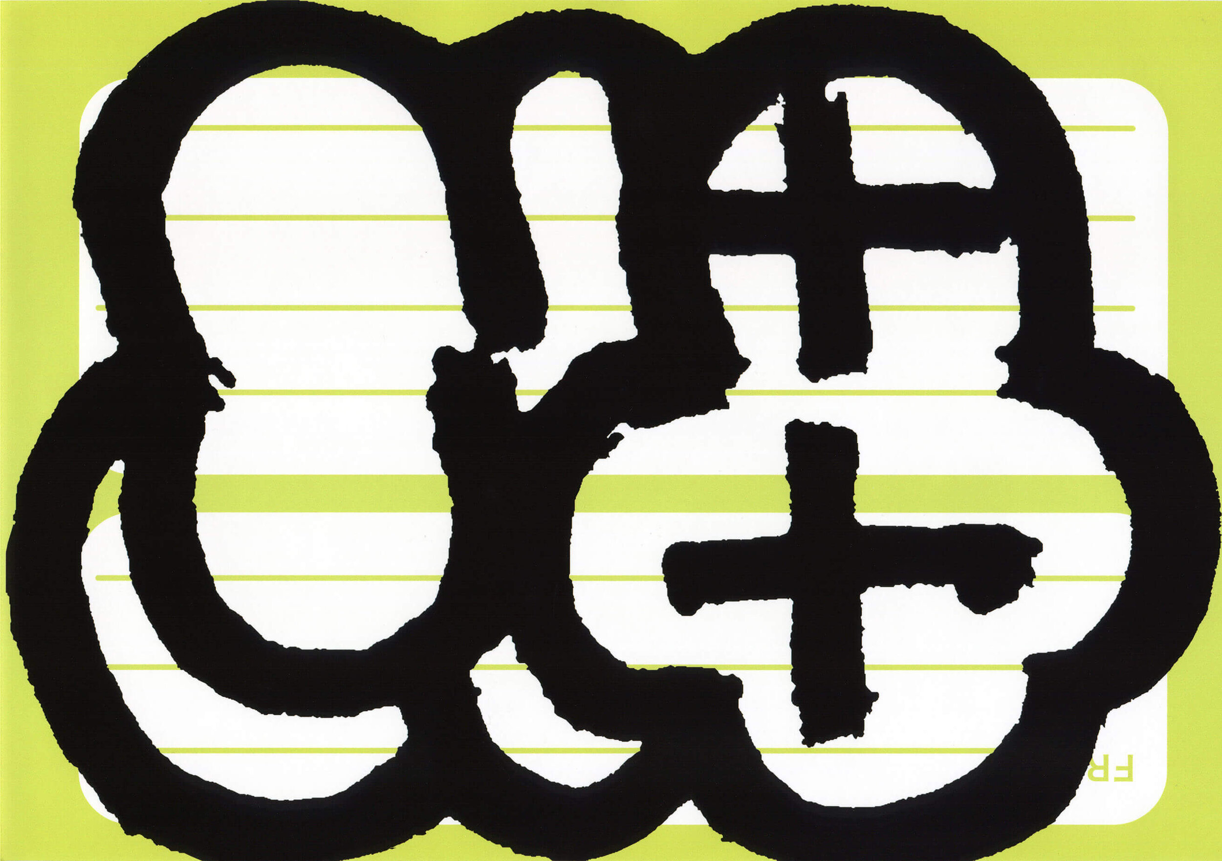 MQ Signed Sticker Collage Original Graffiti Art Skateboard
