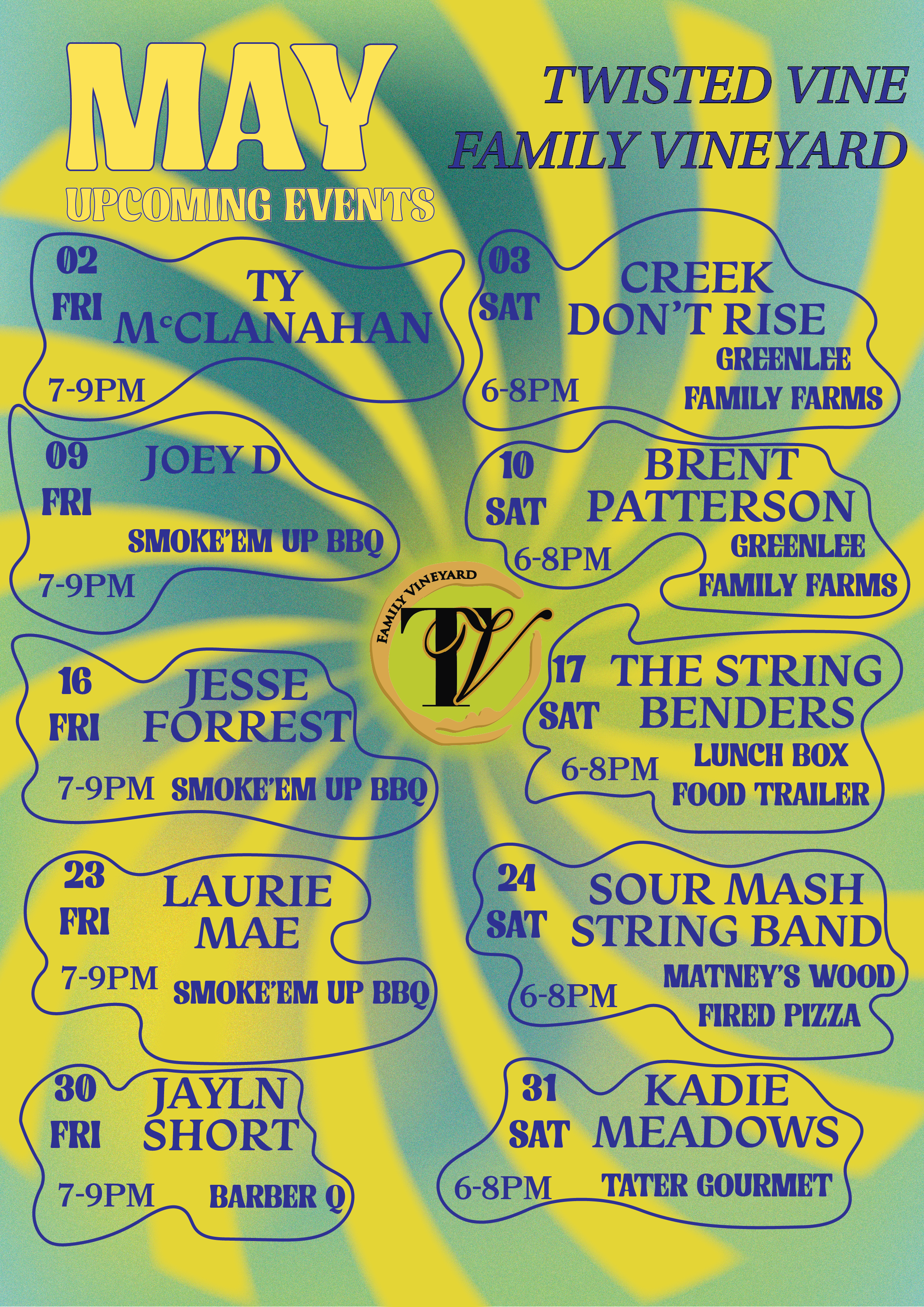 May 2025 Food & Music Events