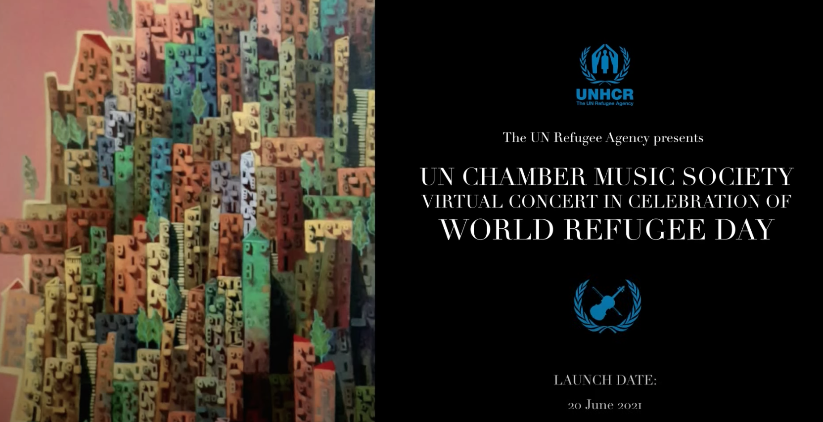 UN Chamber Music Society - Virtual Concert in Celebration of World Refugee Day