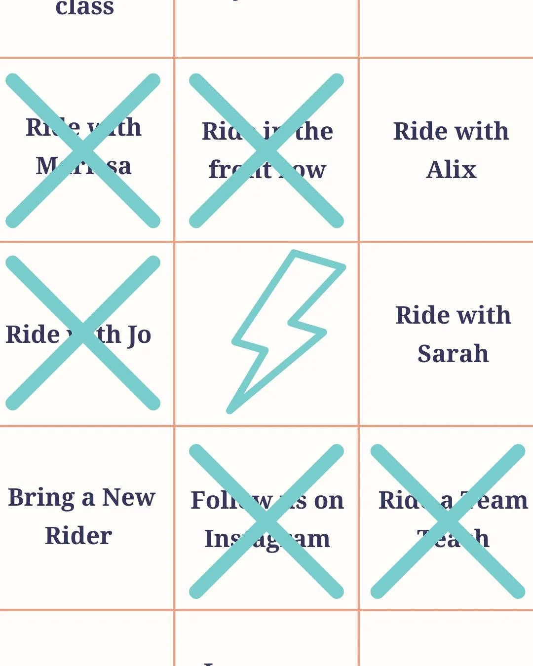 We’re halfway through our October Bingo Challenge! 🙌 What boxes have you crossed off so far? 👀 Keep riding VIVERS and don’t forget - complete your card for a chance to win 1 month of unlimited spin!
ㅤ
#spin #spinstudio #spininstructor #