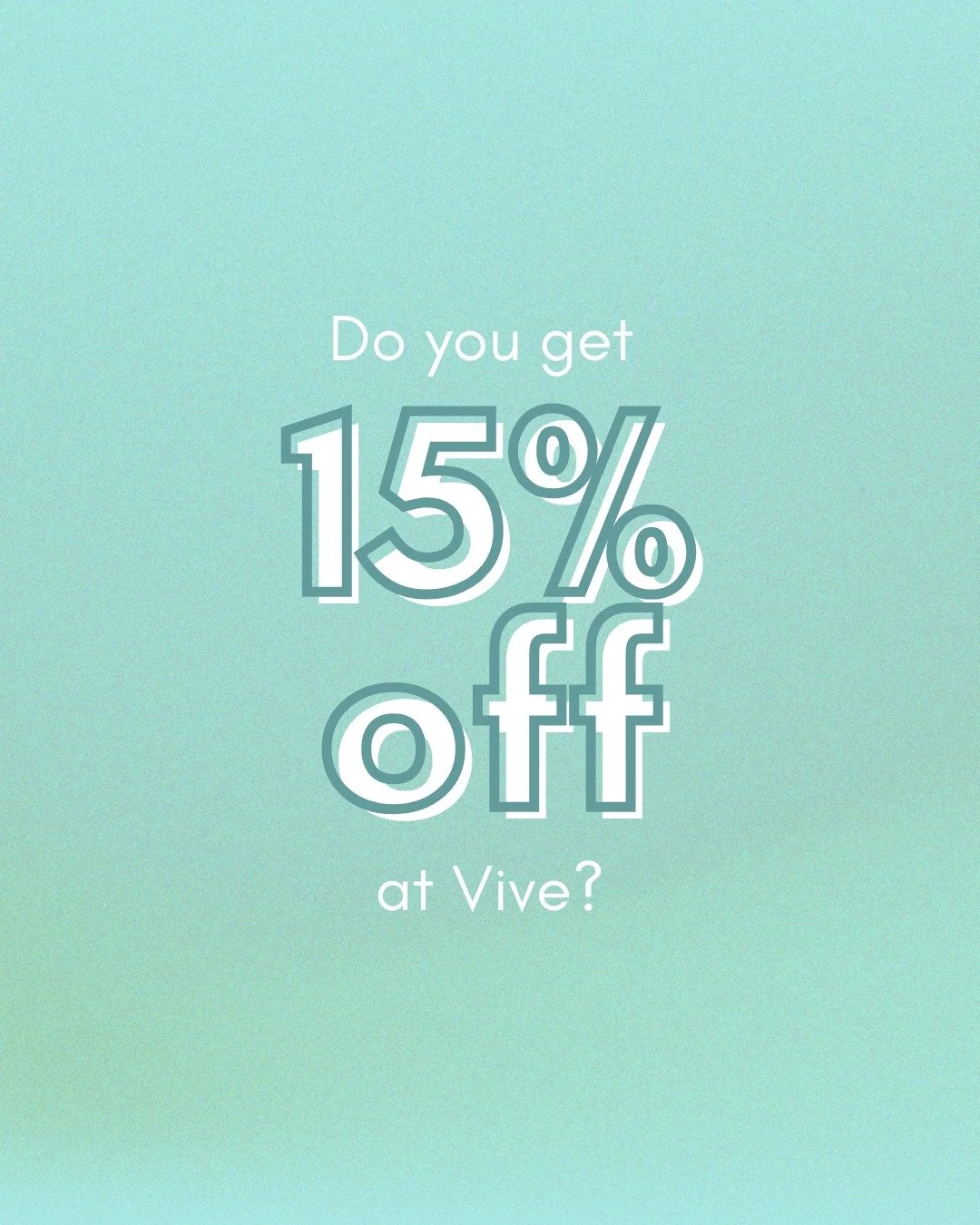 Did you know you might qualify for 15% off class cards at Vive?
ㅤ
We’re showing love to our community with a discount for:
✨ Health care workers & first responders
✨ Browns Socialhouse employees
✨ SD60 employees
✨ Cornerstone Yoga employees