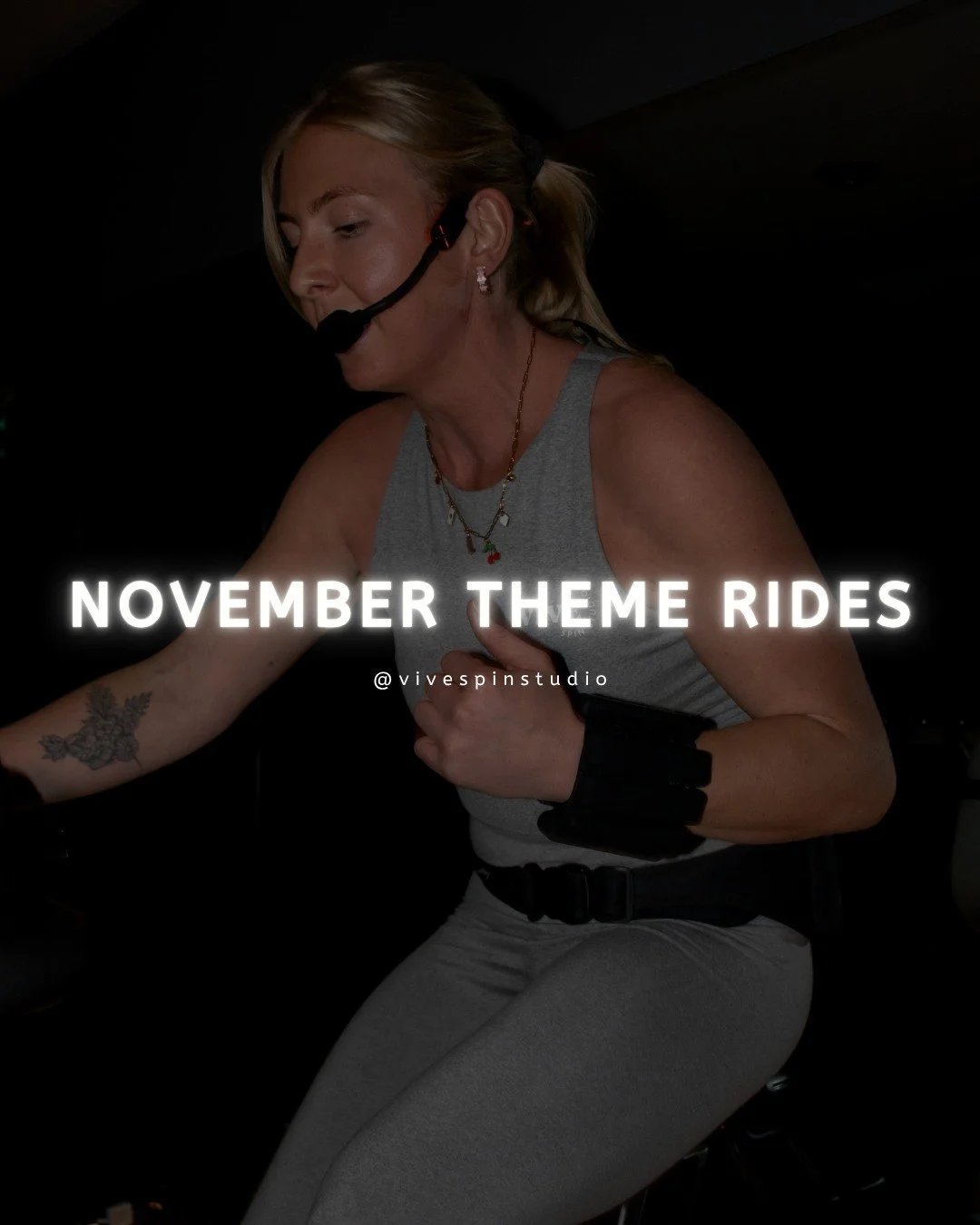 Our theme ride line up is jam-packed, and we&rsquo;ve thrown in the brand new classes to keep things fun on the schedule 👏
ㅤ
Here's a reminder of our new ride types:
ㅤ
💪 The VIVE Resistance Ride &ndash; Push your comfort zone with added upper body 