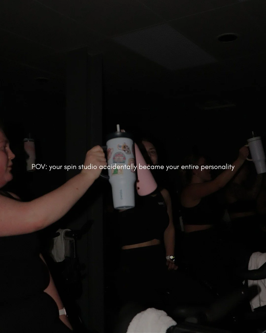 You start with one class.
ㅤ
Next thing you know:
You&rsquo;re planning your week around rides.
Judging songs by spin potential.
And texting your friends &ldquo;BOOK THIS CLASS&rdquo; at 9am 🤩
ㅤ
Honestly&hellip; no regrets.
ㅤ
#spinclass #cardiofitnes