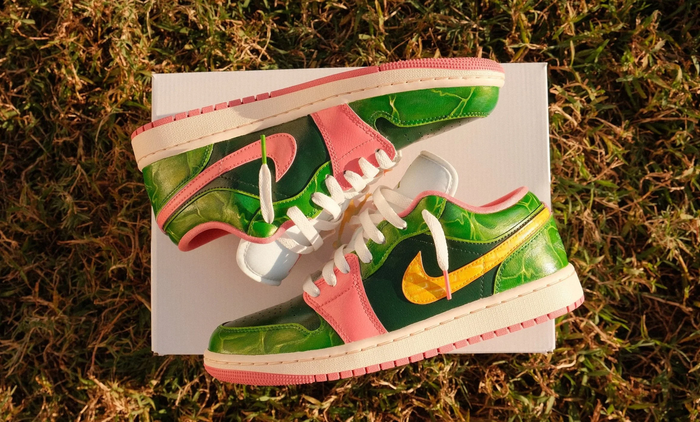 Wicked inspired Nike Jordan 1 Lows