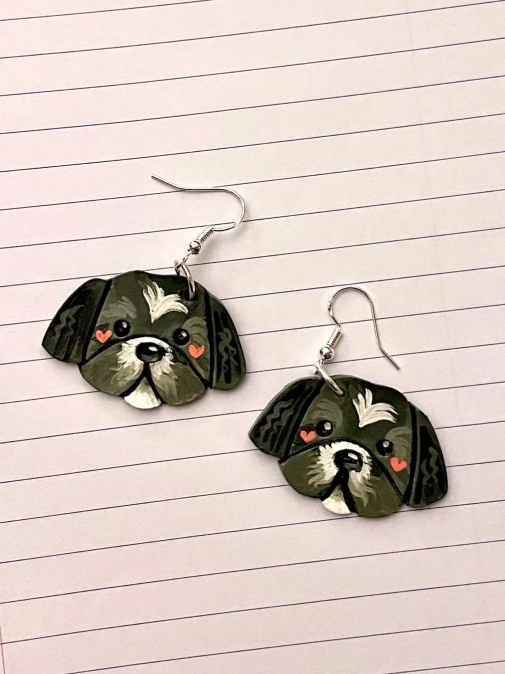 Custom dog earrings