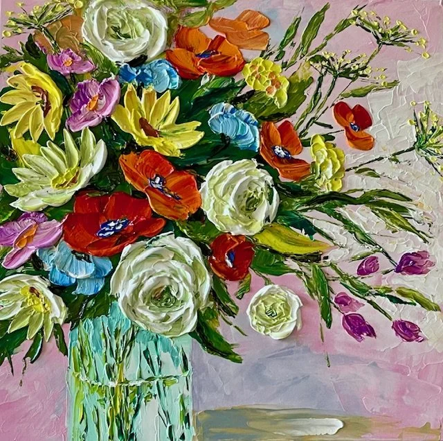 Bouquet of Flowers    18” x 18”