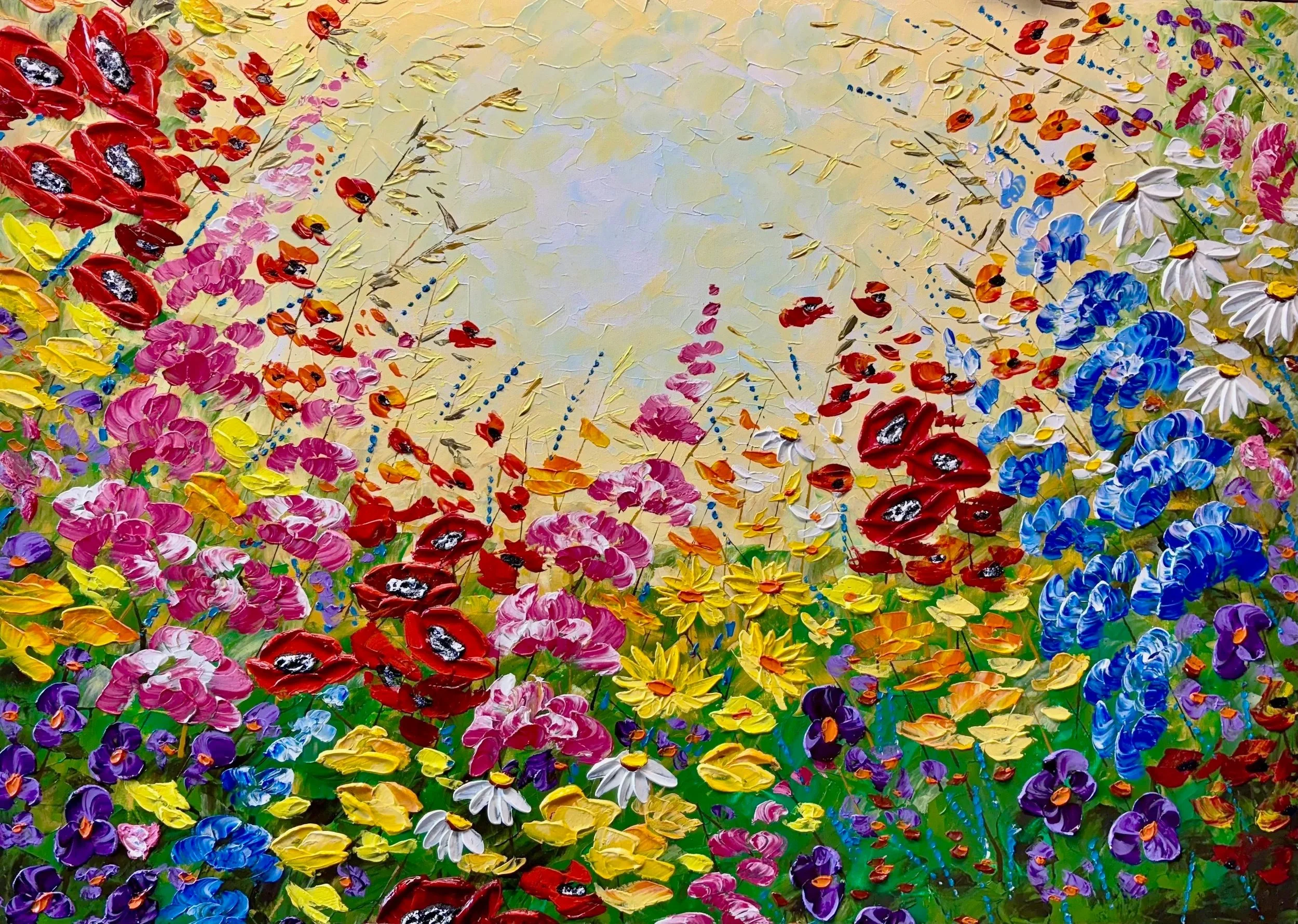 Dancing Color 30" x 40"