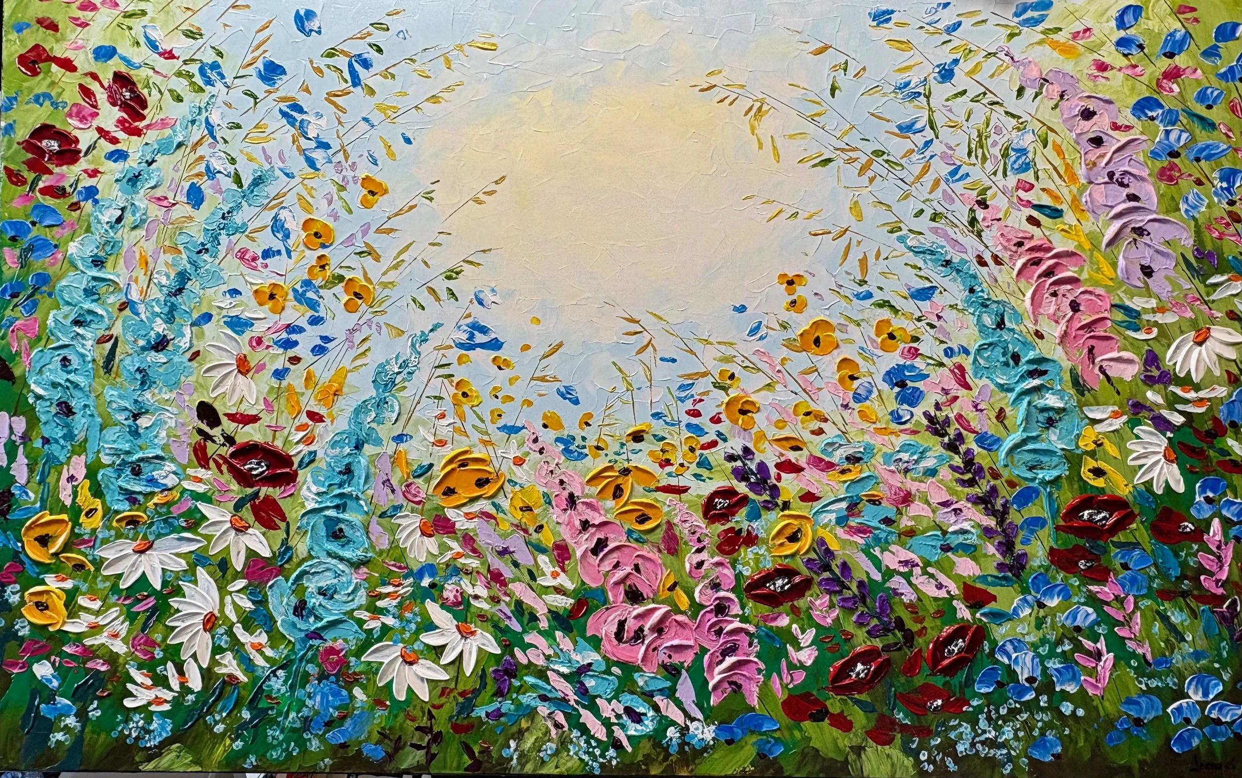 Blooming Abundance 30" x 48"
