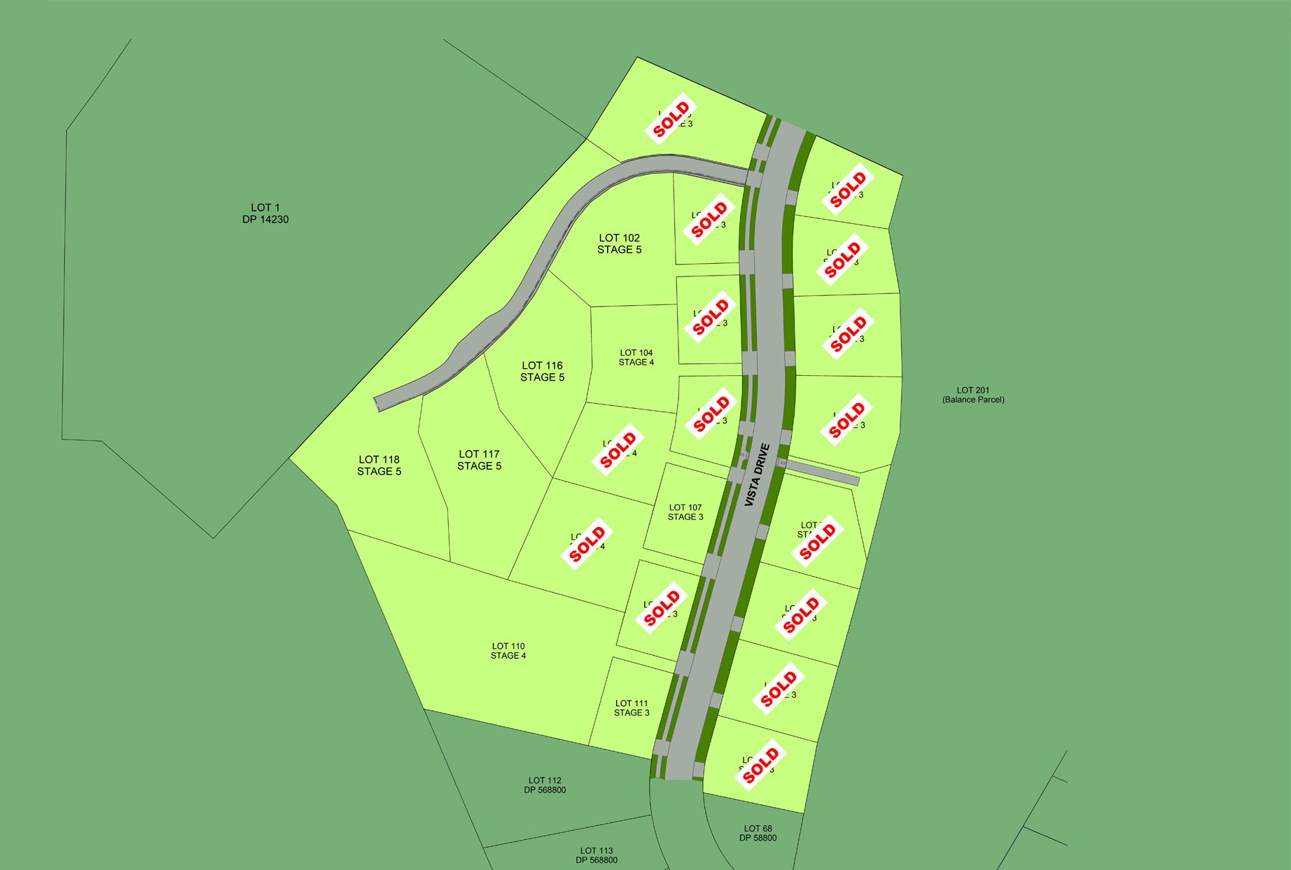 Site Plan – Vista Green