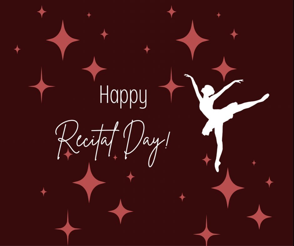 It&rsquo;s recital day! 6pm at the Tassel. Tickets are $12 at the door, only accepting cash or check. Doors open at 5:30. Break a leg dancers! 🤍