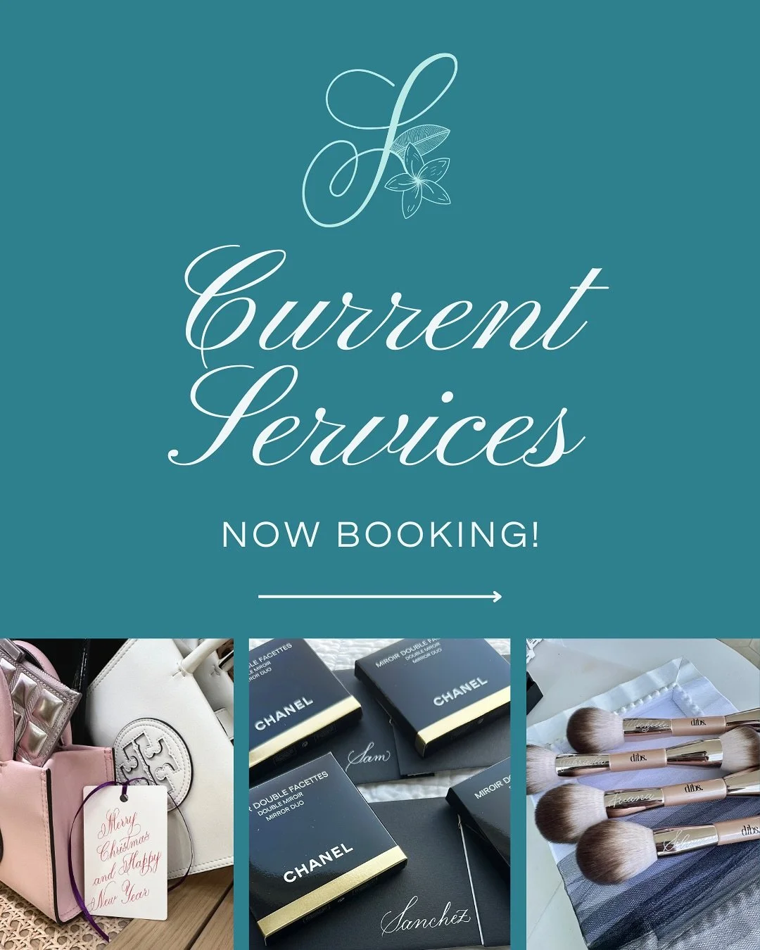From ink to engraving, let&rsquo;s turn the everyday into extraordinary&mdash;because your gifts, events, and brand moments deserve more than ordinary.

🖋 Calligraphy &ndash; Elegant, timeless, and dripping with charm. Whether it&rsquo;s place cards
