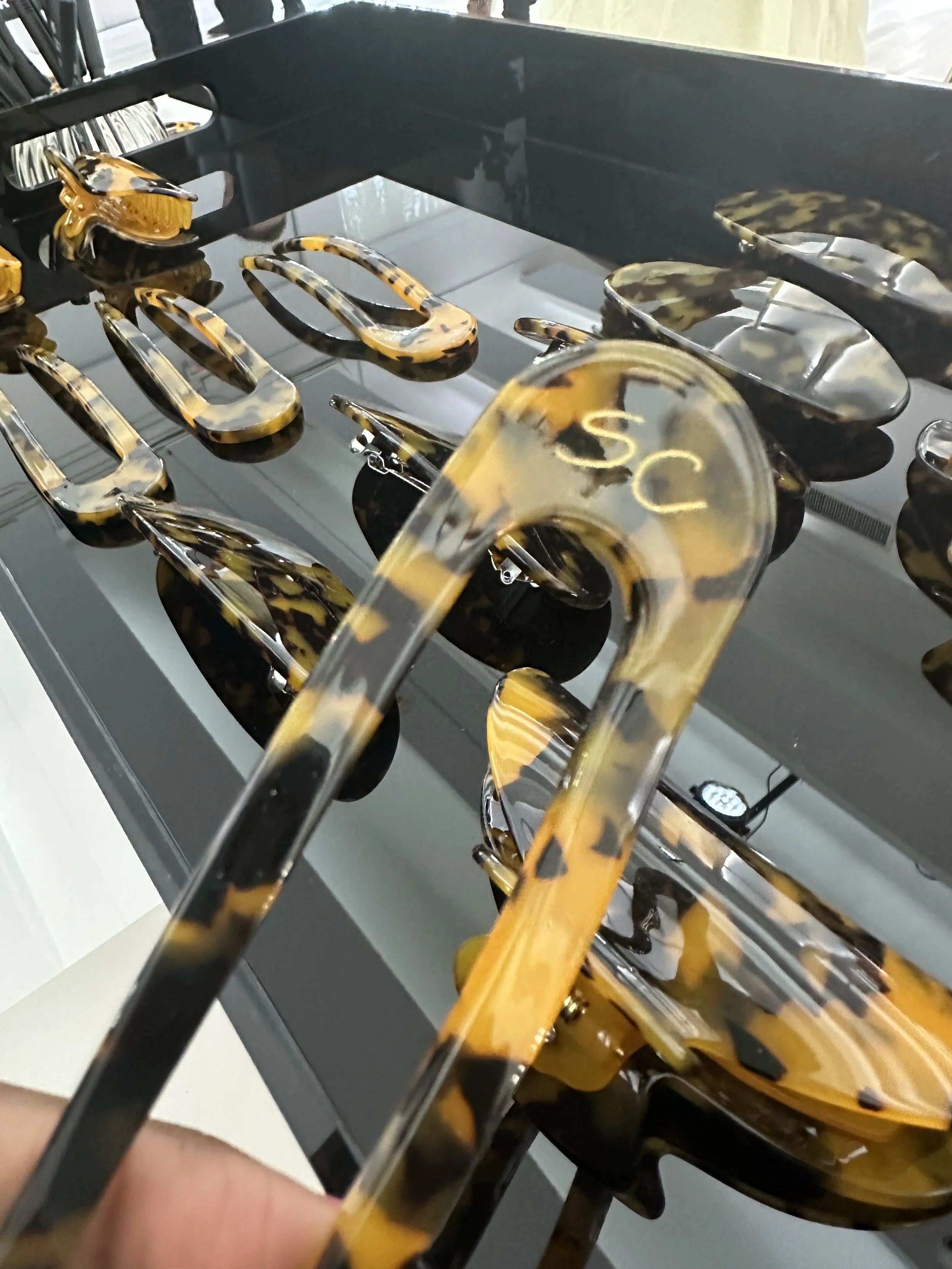 Engraved Hair Clip Miami Calligrapher.JPG