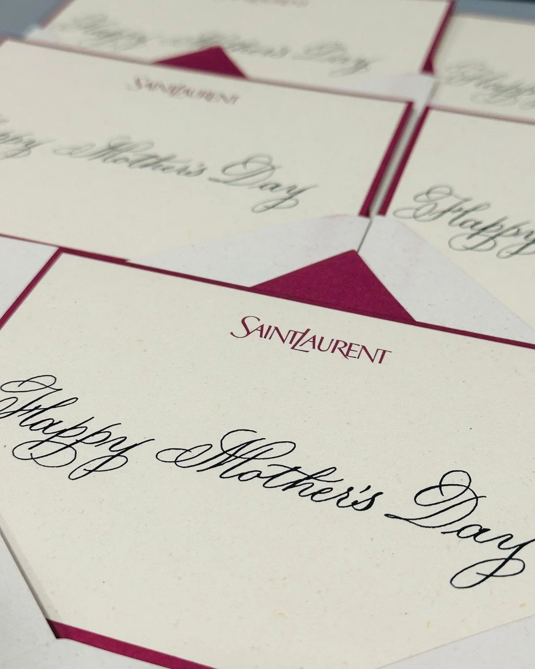 There is no luxury quite like a personal sentiment. 

While many of the messages were just too personal to share here, I was so honored to be on-site to write these deeply touching messages to moms and mother figures. 

Thank you so much to the YSL t
