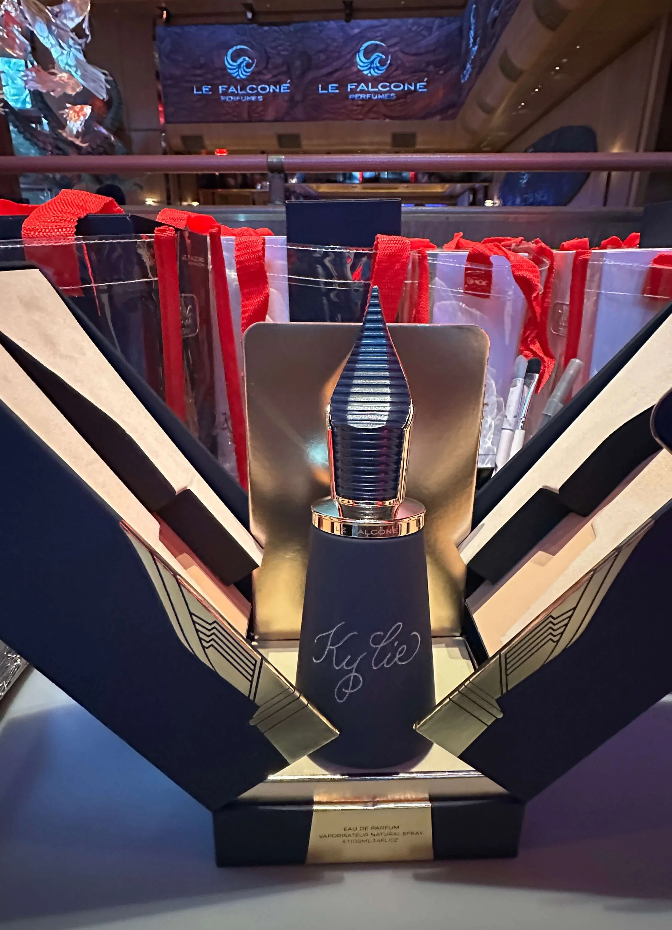 Engraved Le Falcone Risala Autograph Perfume - Product Launch, Brickell, Miami, FL