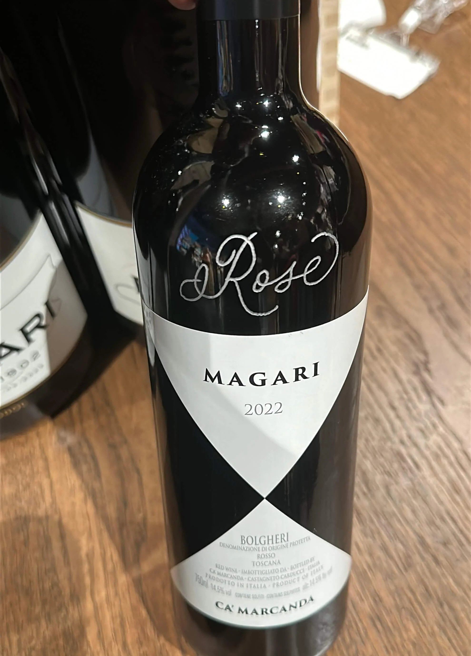 Engraved Wine Bottle - Eataly Aventura Grand Opening, Aventura, FL