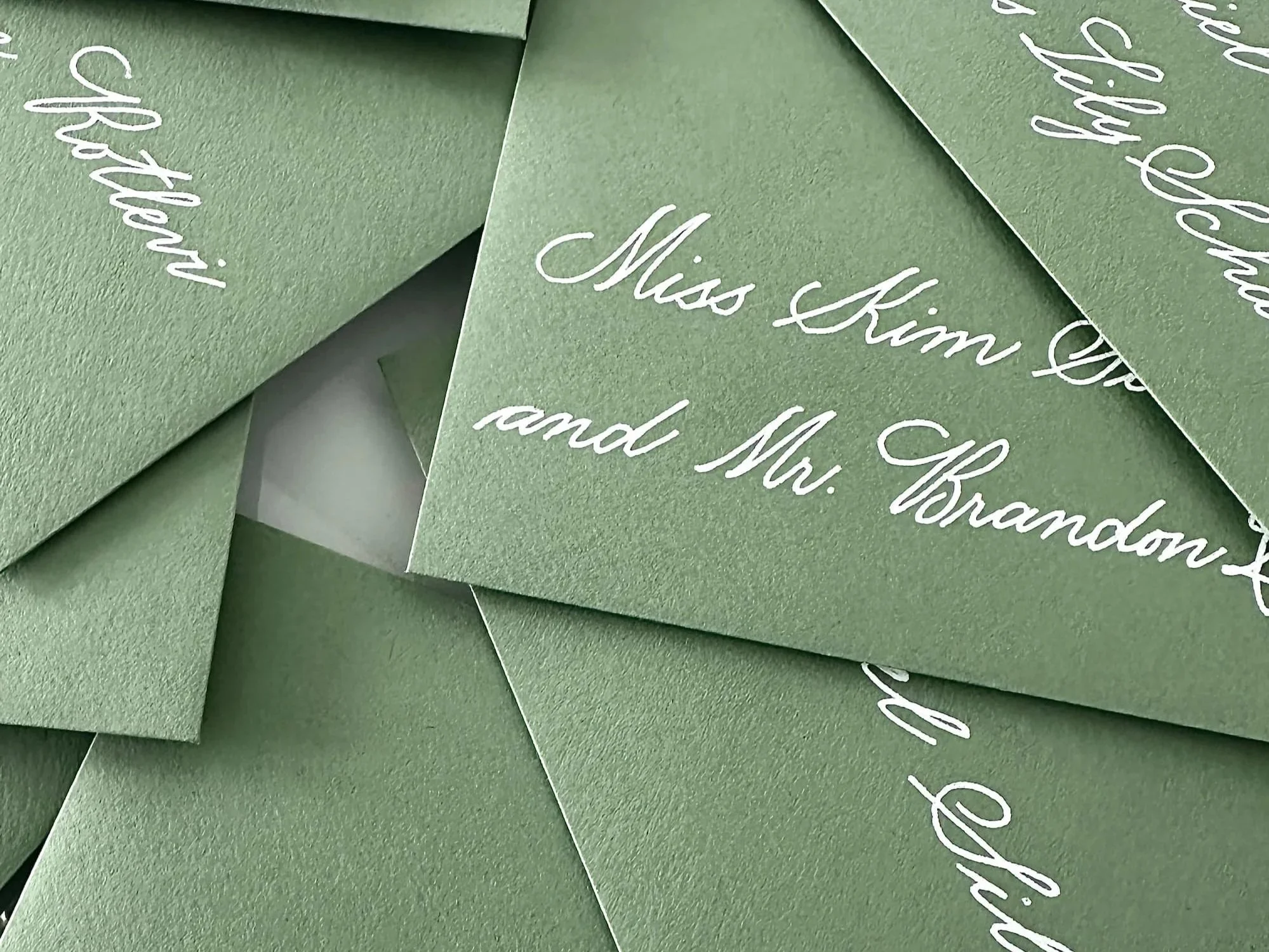 Escort Cards for Wedding Rehearsal Dinner