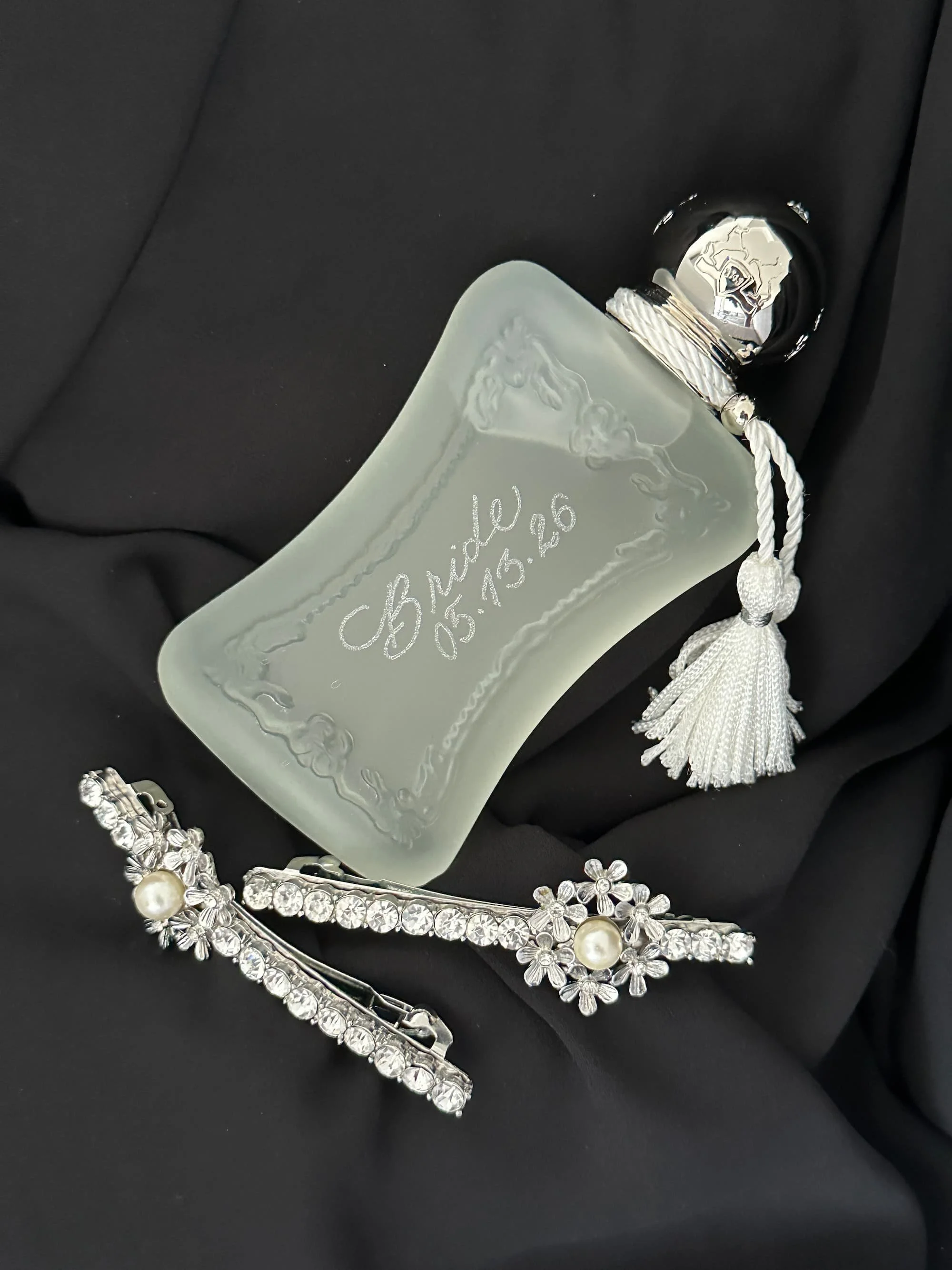 Hand Engraved Parfum de Marly Wedding Day Fragrance