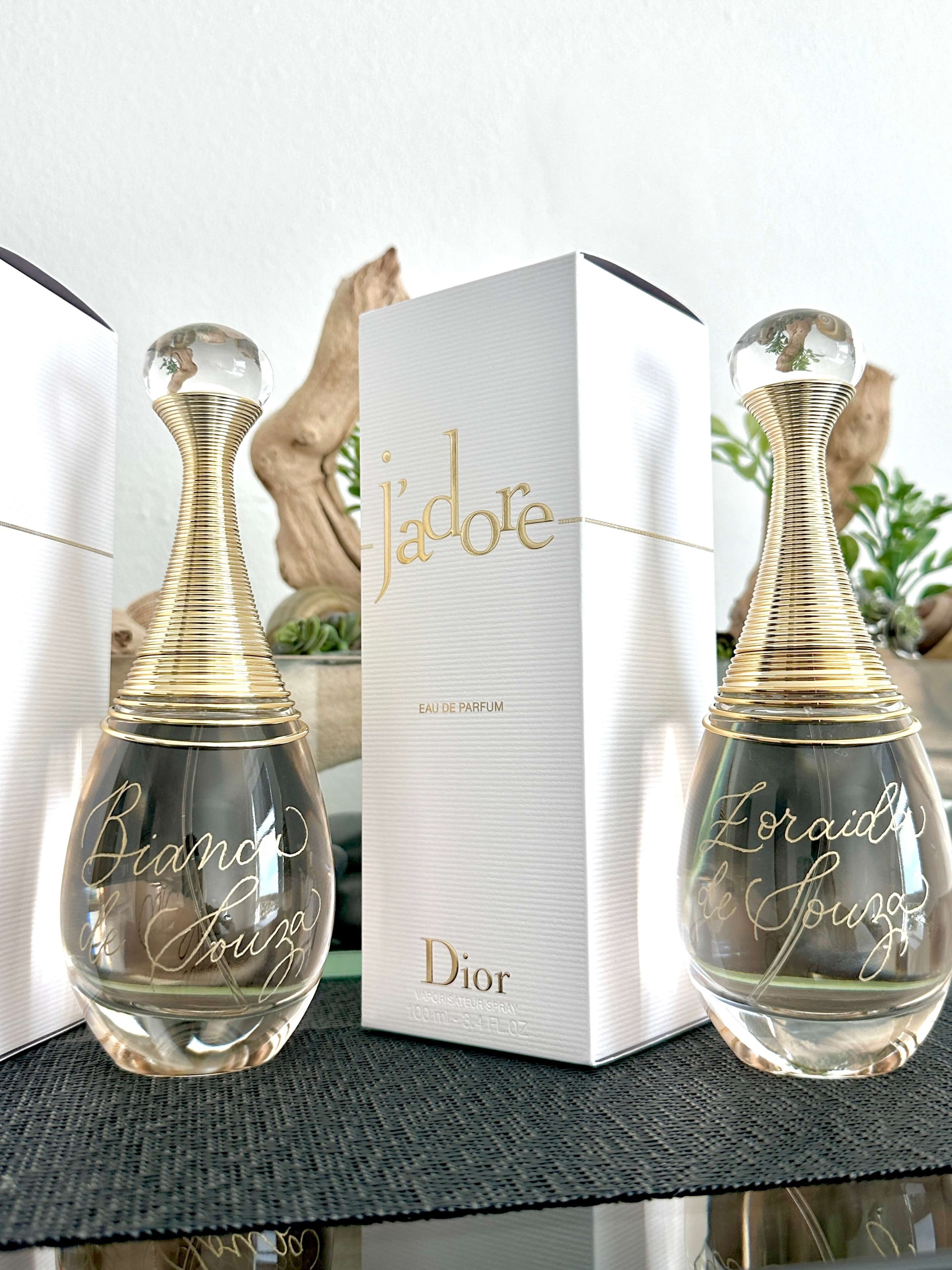 Engraved Dior Perfumes for Bat Mitzvah Gifts