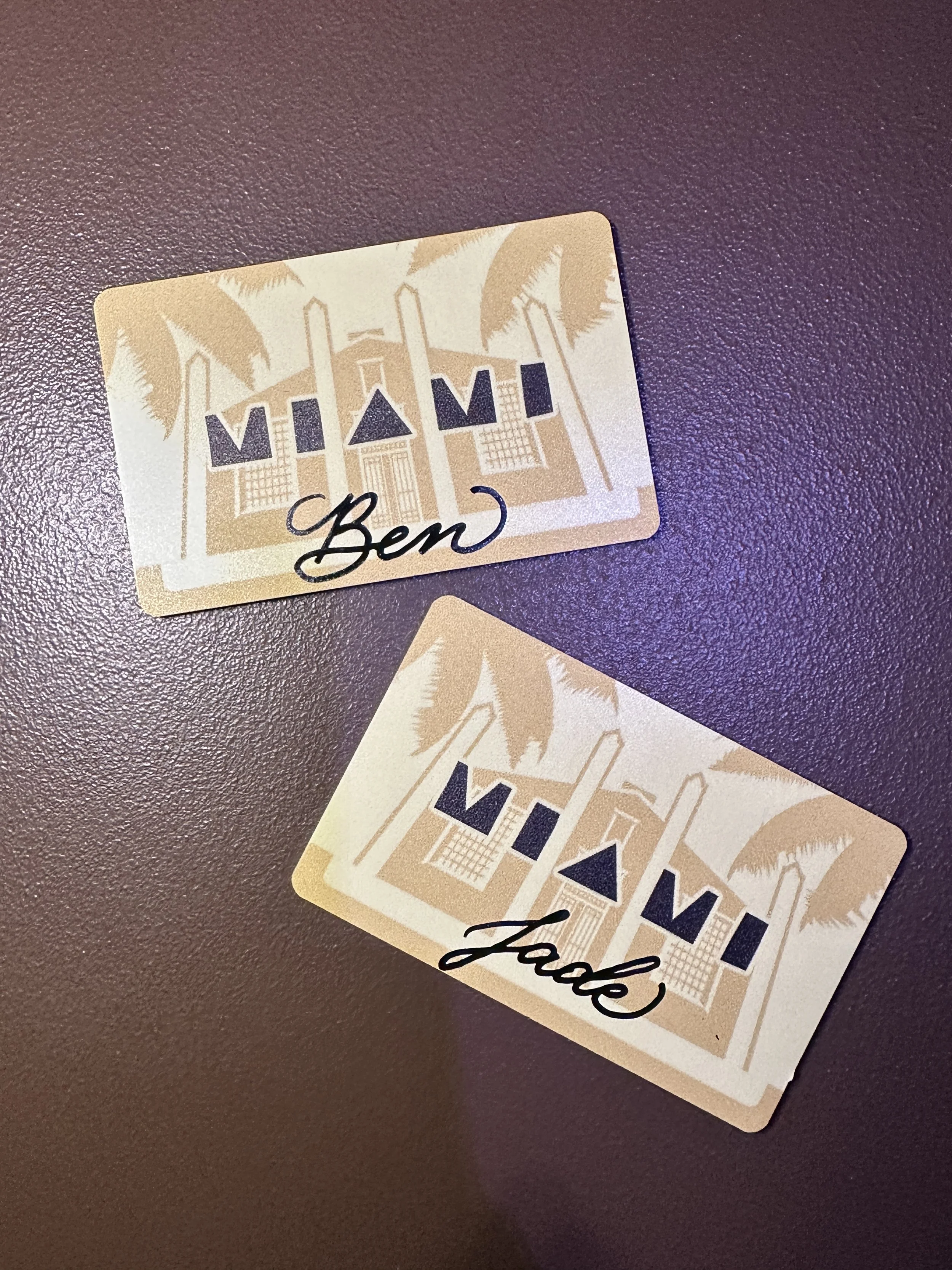 Calligraphy on Commemorative Cards for CPF Finals Party 