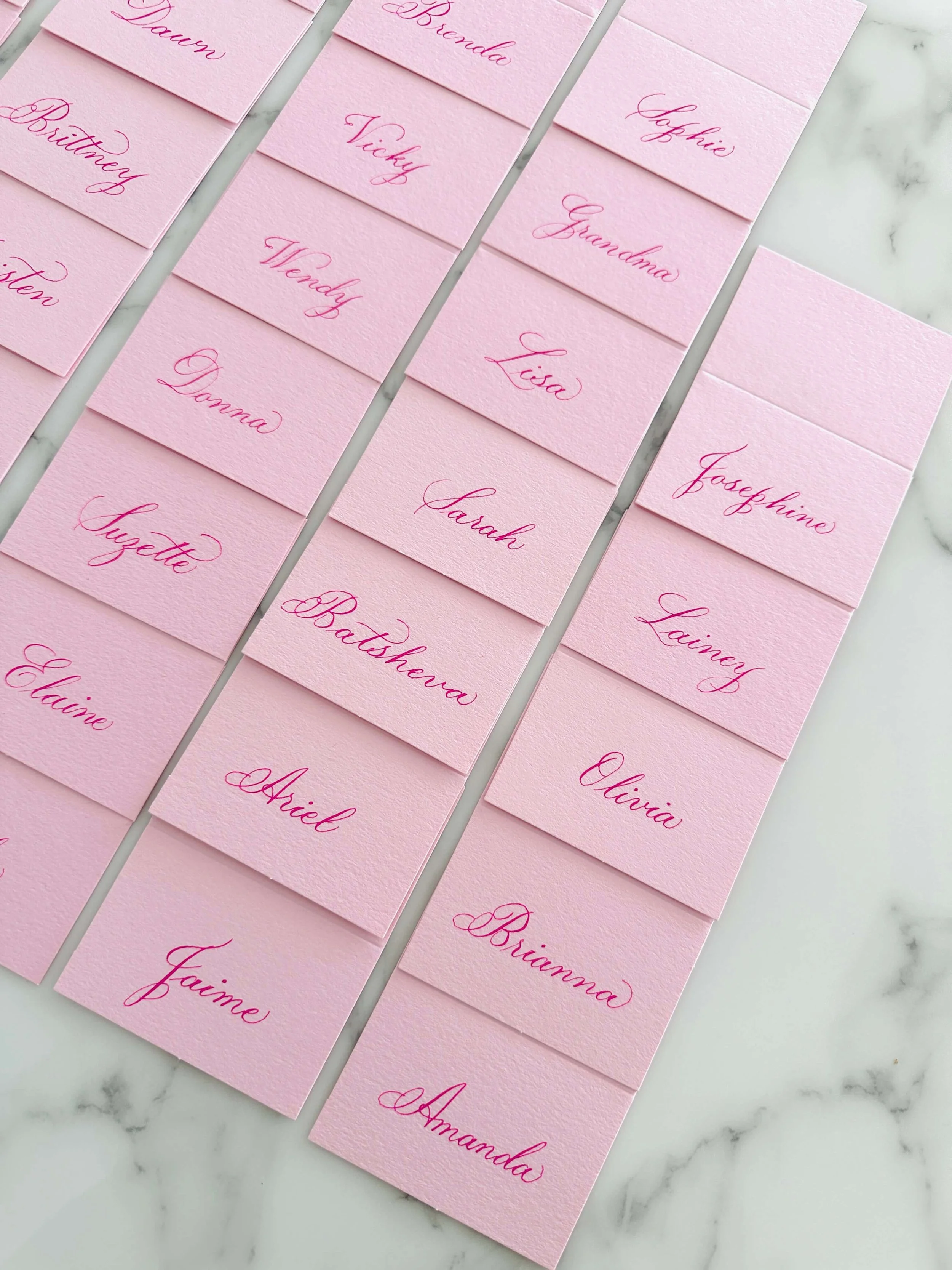 Bridal Shower Place Cards